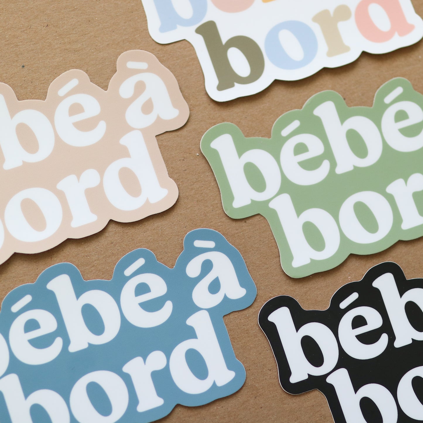 Bébé à Bord Bumper Sticker (French)