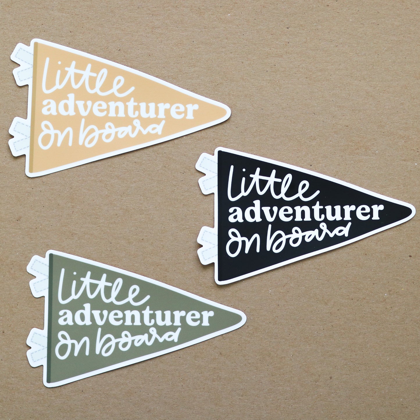 Little Adventurer on Board Bumper Sticker