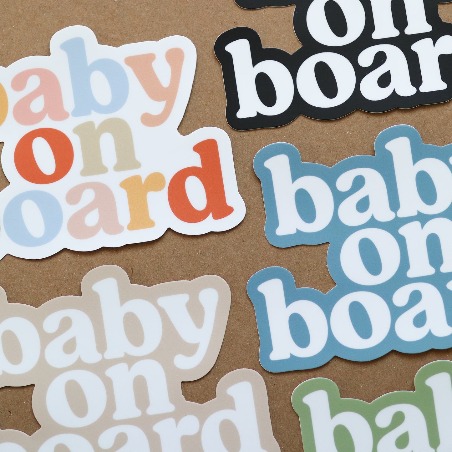 Baby on Board Bumper Sticker