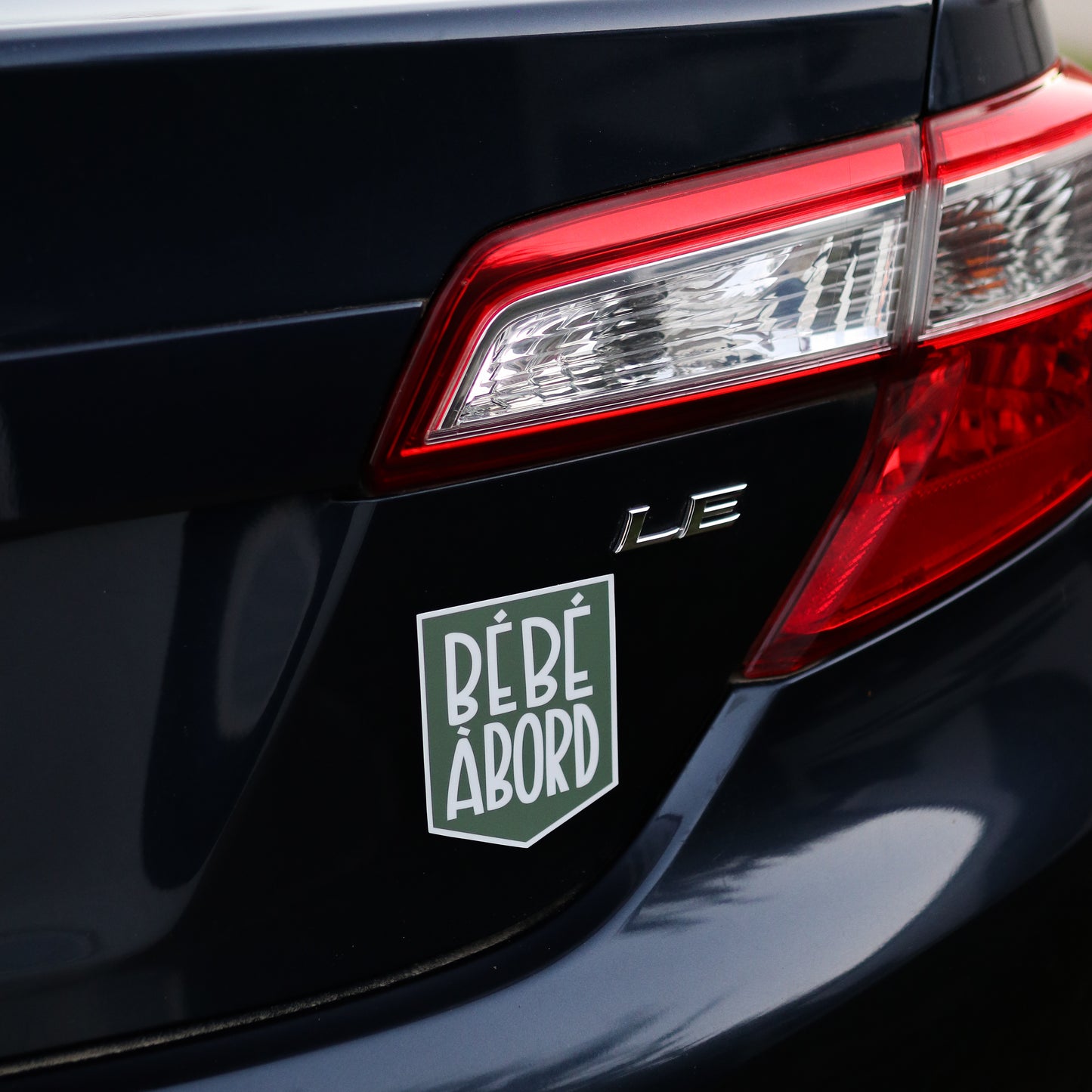 Bébé à Bord Bumper Sticker (French)