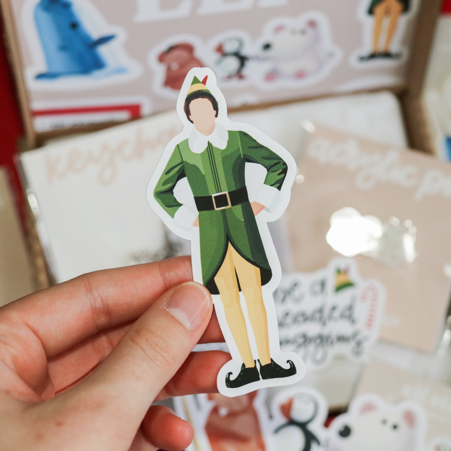 Elf Christmas Gift Box