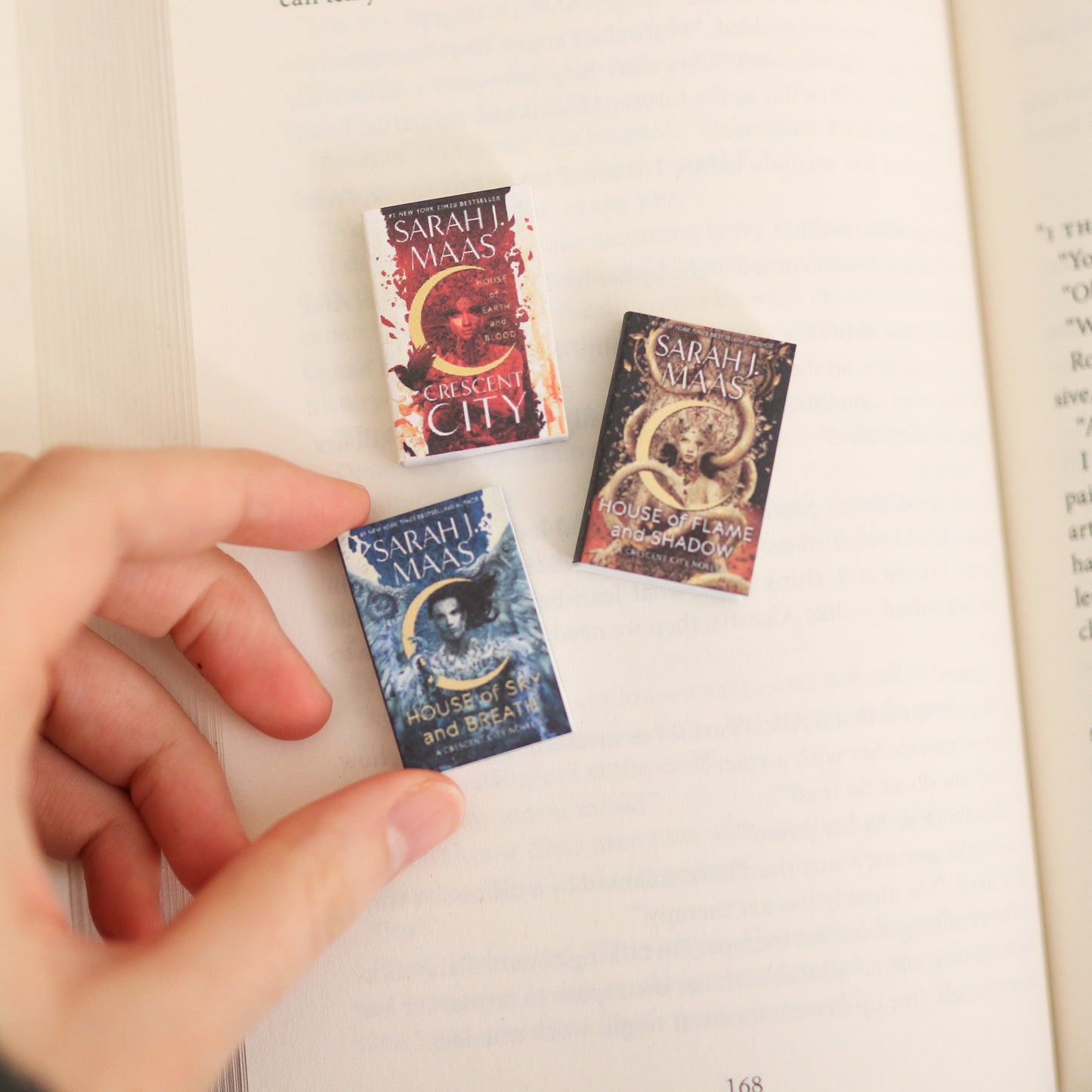 Handmade MINI Crescent City Books (set of 3 mini books)