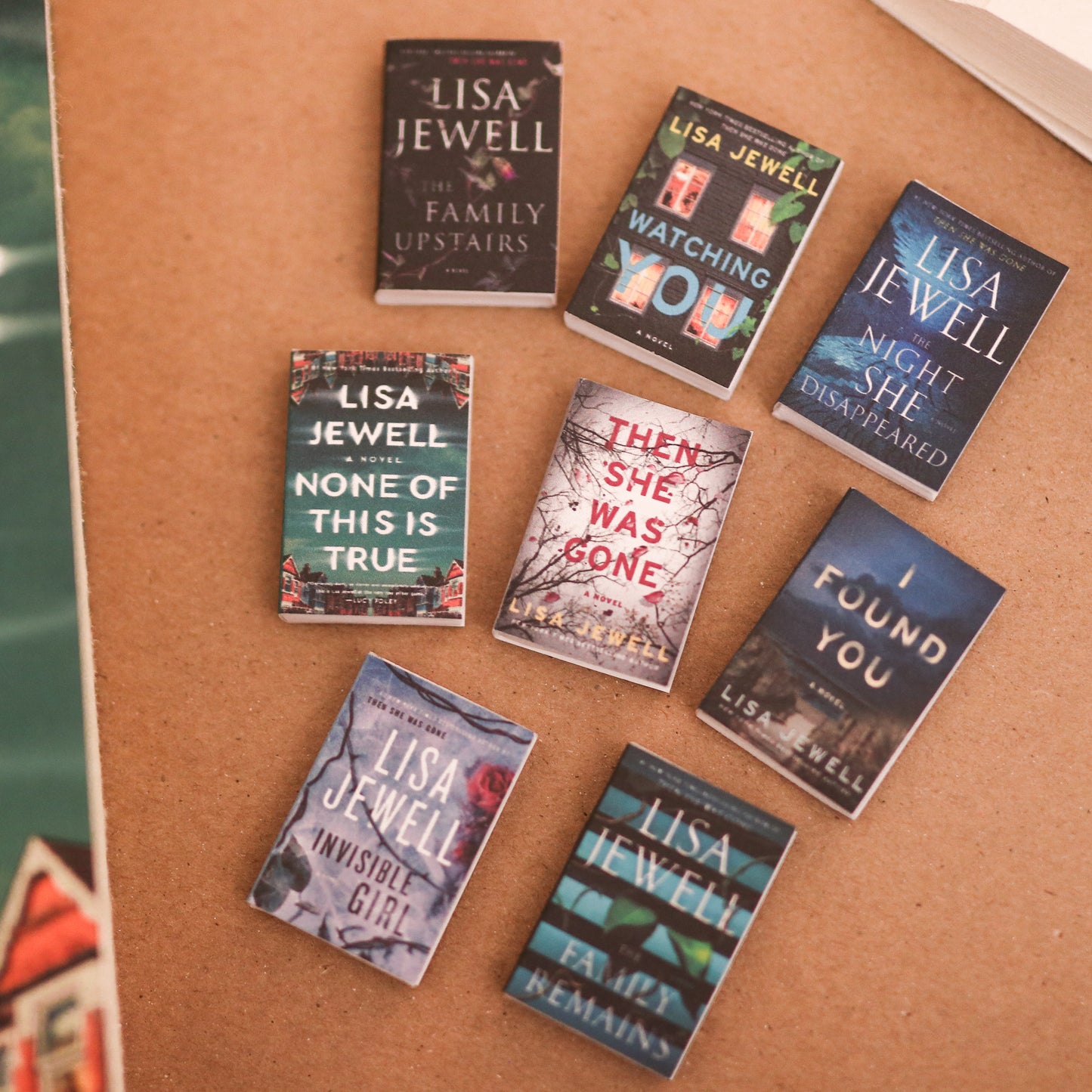 Handmade MINI Lisa Jewell Books (set of 8 mini books)