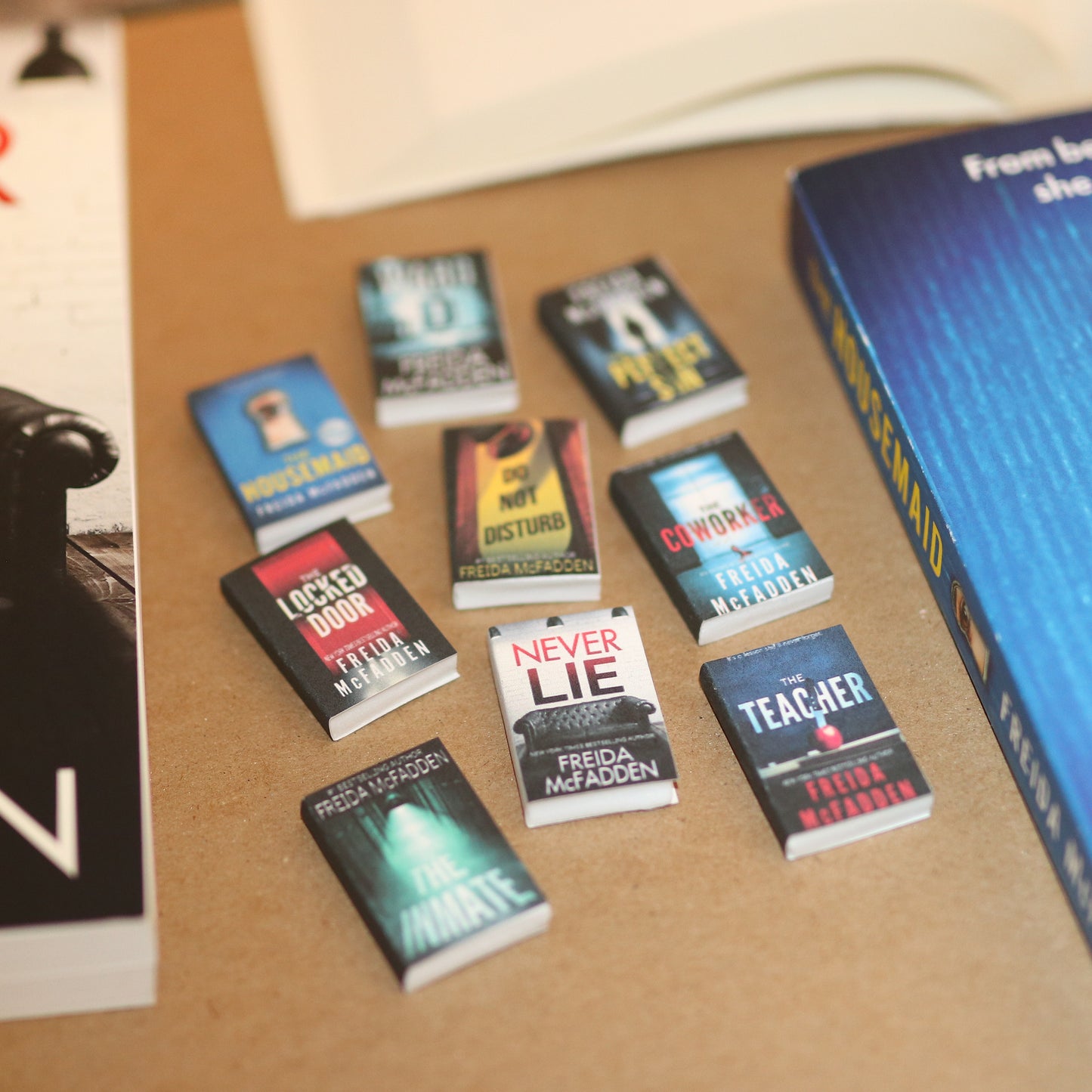 Handmade MINI Freida McFadden Books (set of 9 mini books)