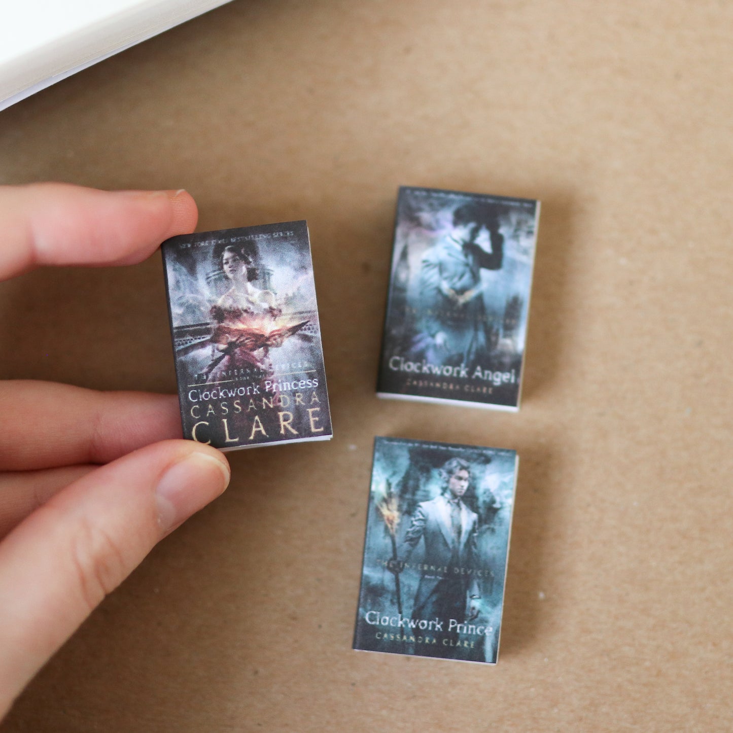 Handmade MINI Clockwork Series Books (set of 3 mini books)