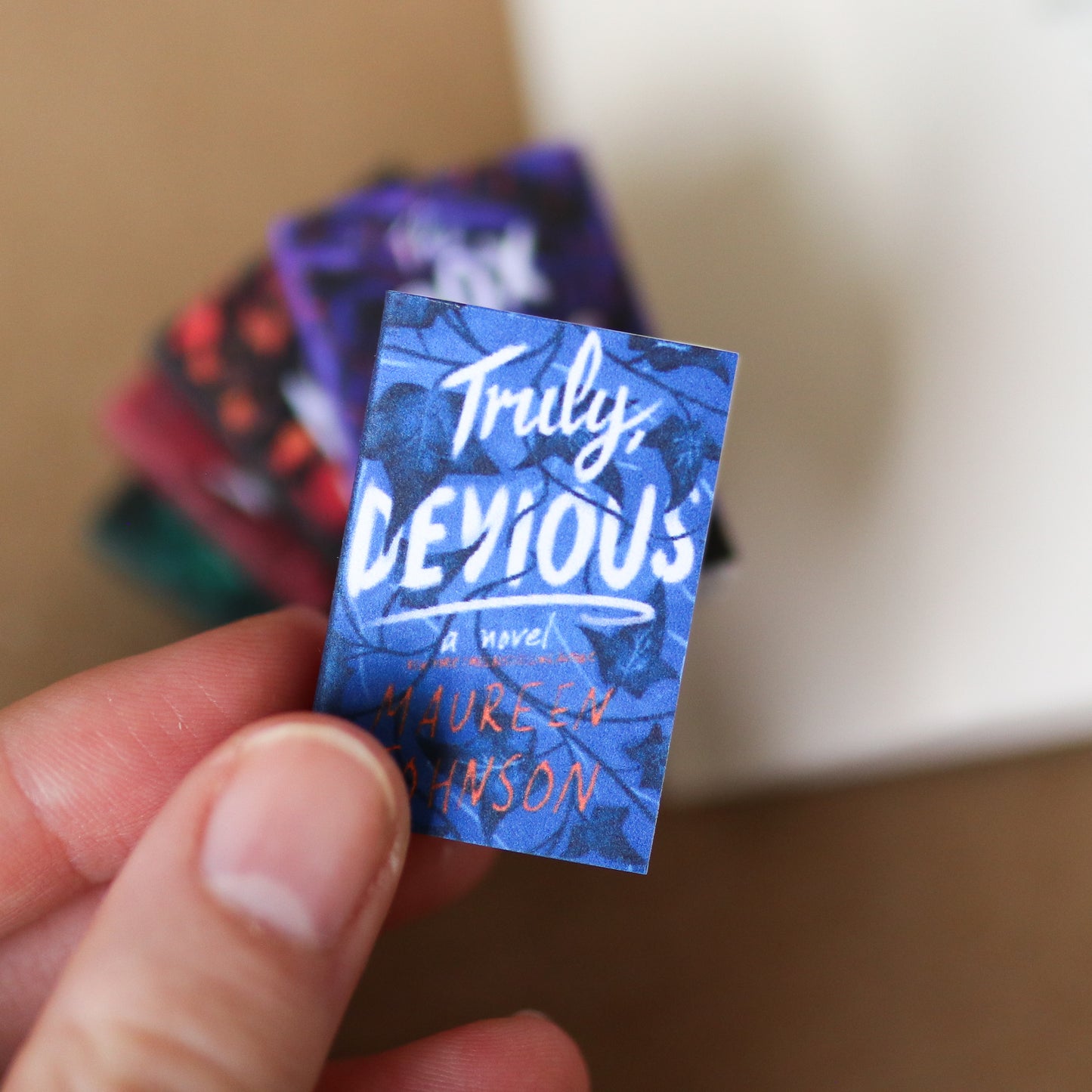 Handmade MINI Truly Devious Series Books (set of 5 mini books)