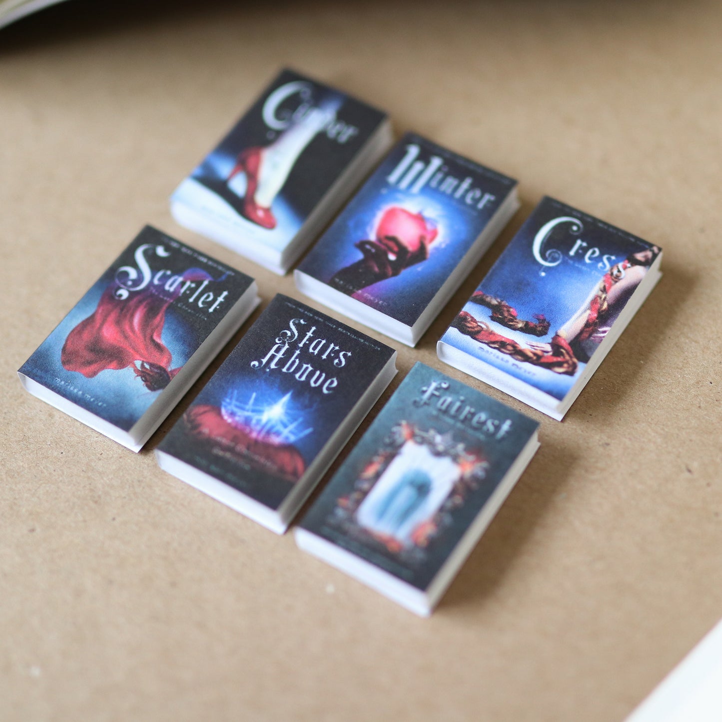 Handmade MINI Cinder Series Books (set of 6 mini books)