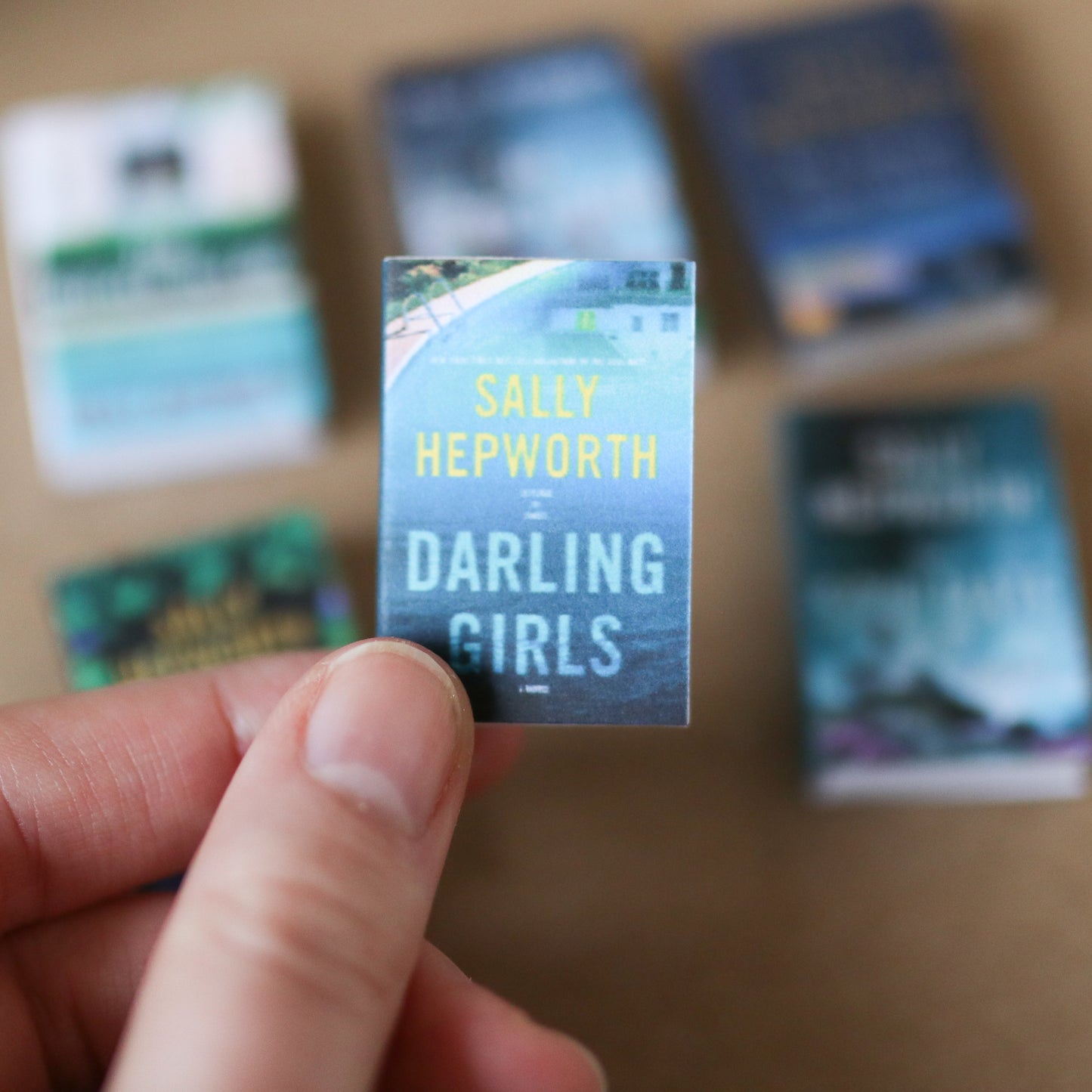 Handmade MINI Sally Hepworth Books (set of 6 mini books)