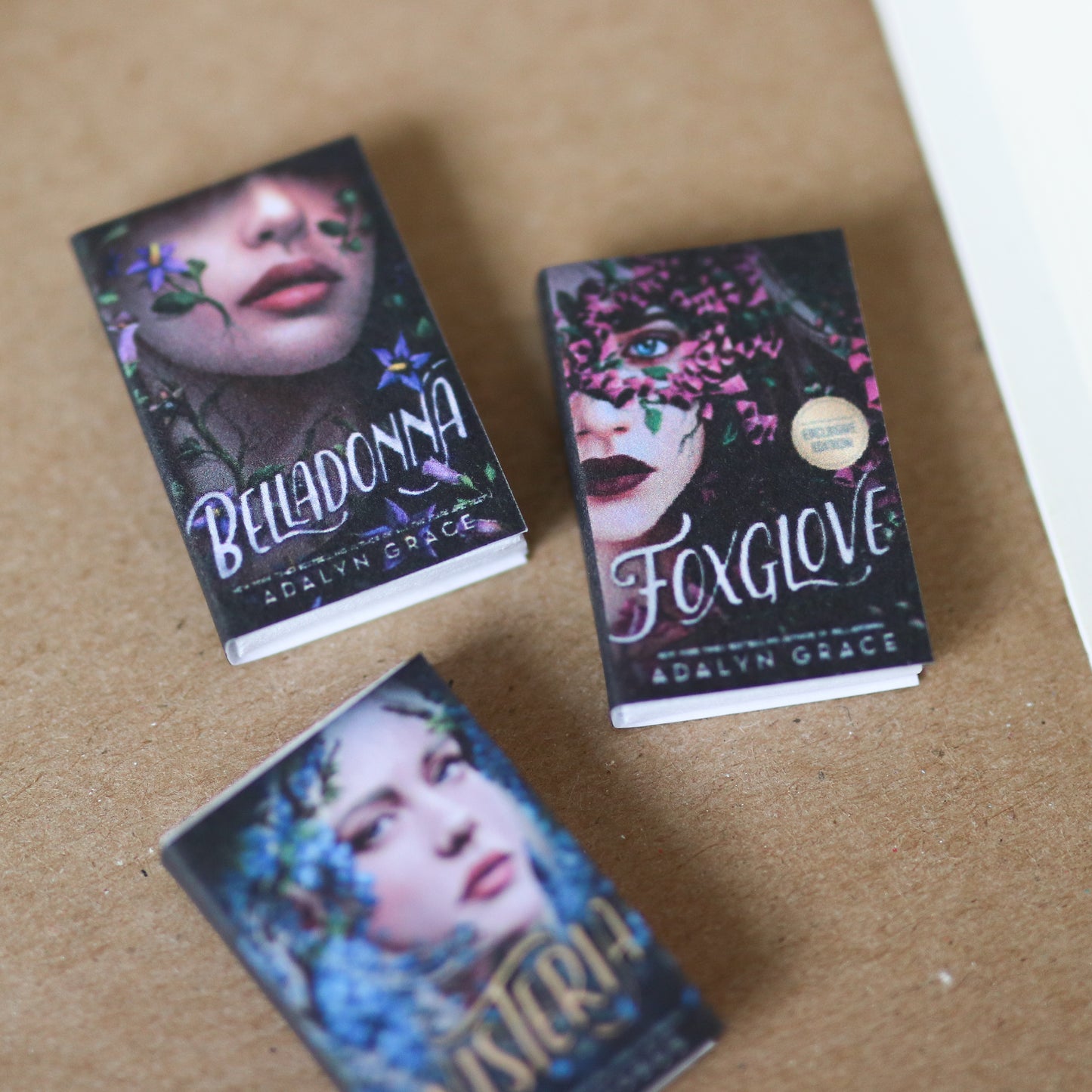 Handmade MINI Belladonna Series Books (set of 3 mini books)