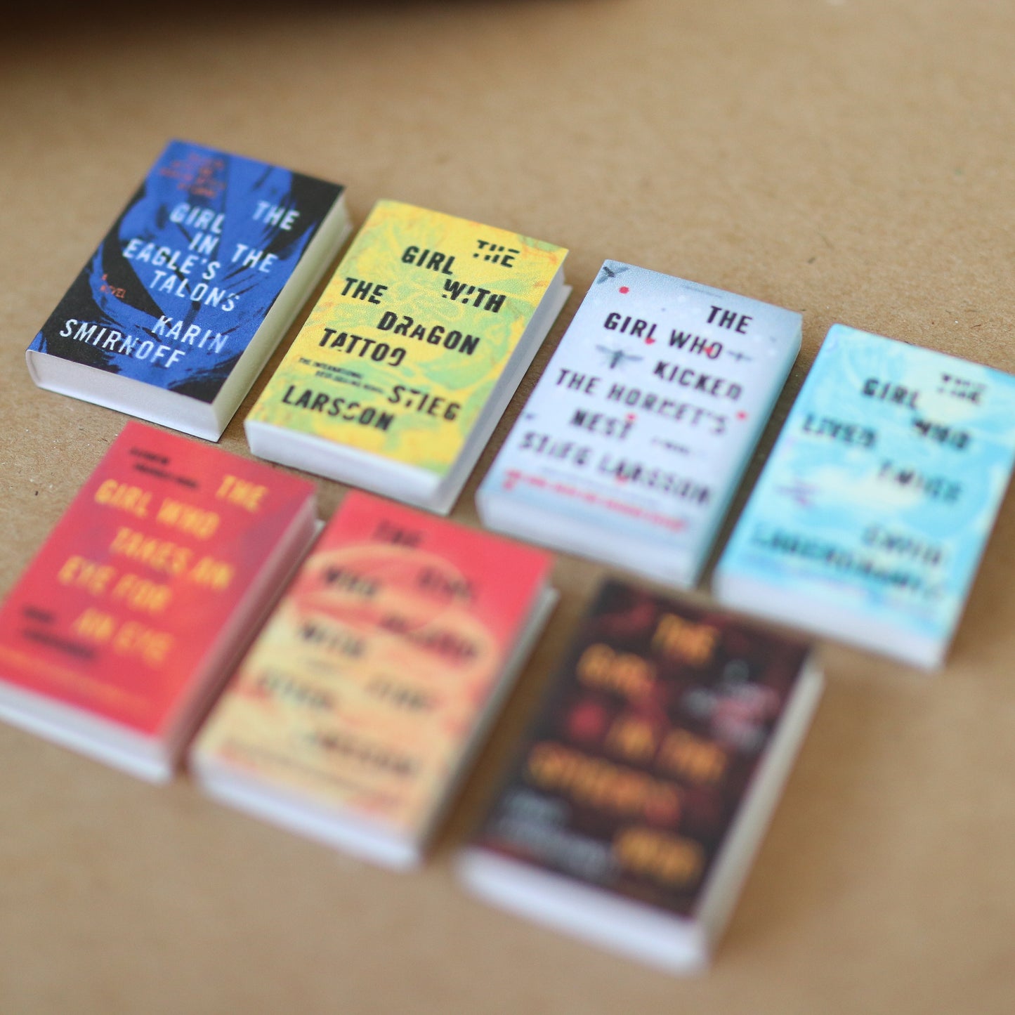 Handmade MINI Millennium Series Books (set of 7 mini books)