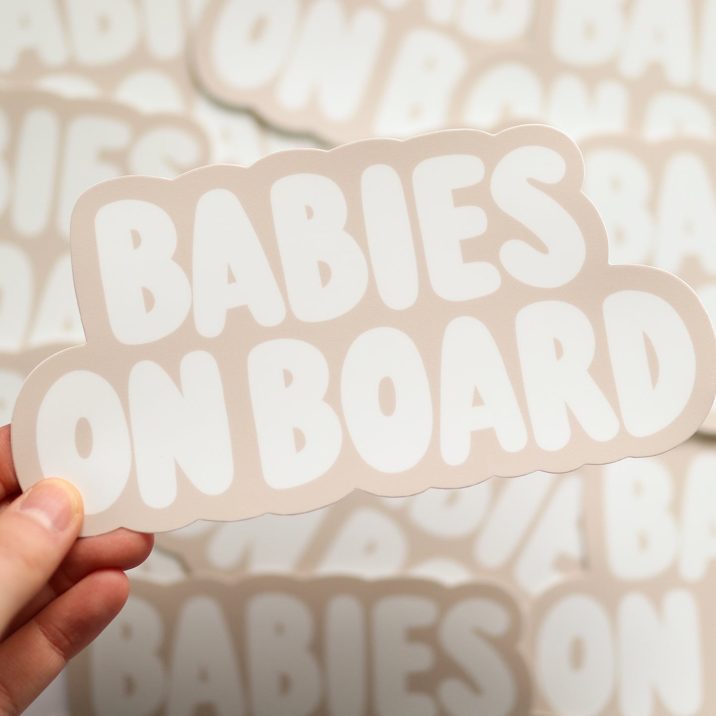 Babies on Board Bumper Sticker