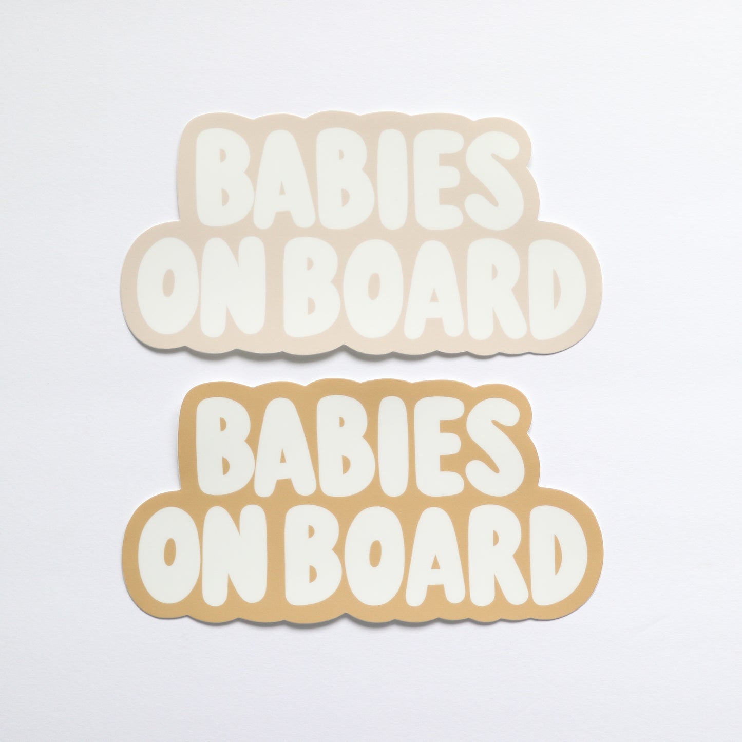 Babies on Board Bumper Sticker