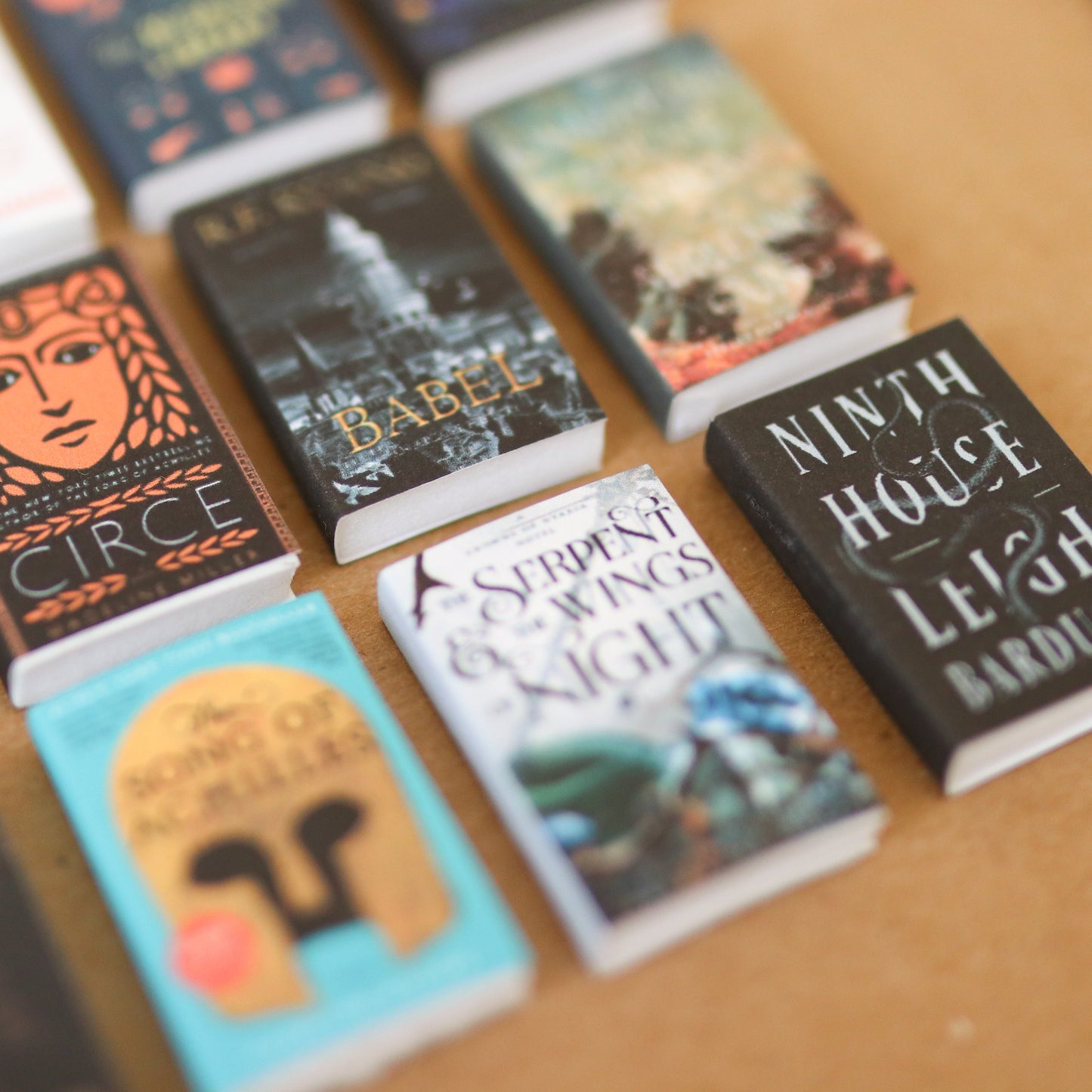 Handmade MINI Popular Fiction Books (set of 12 mini books)