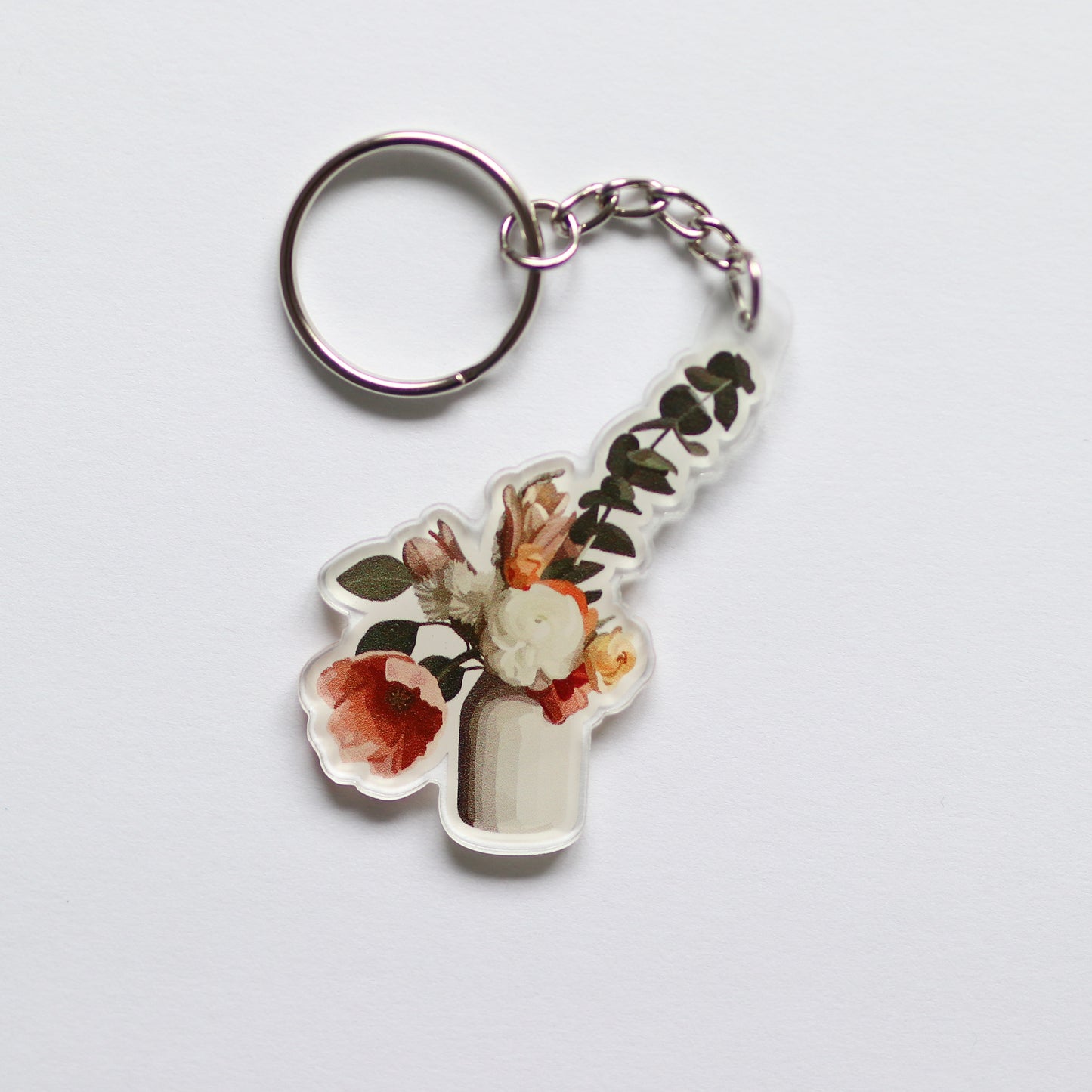 Flower Bouquet Acrylic Keychain