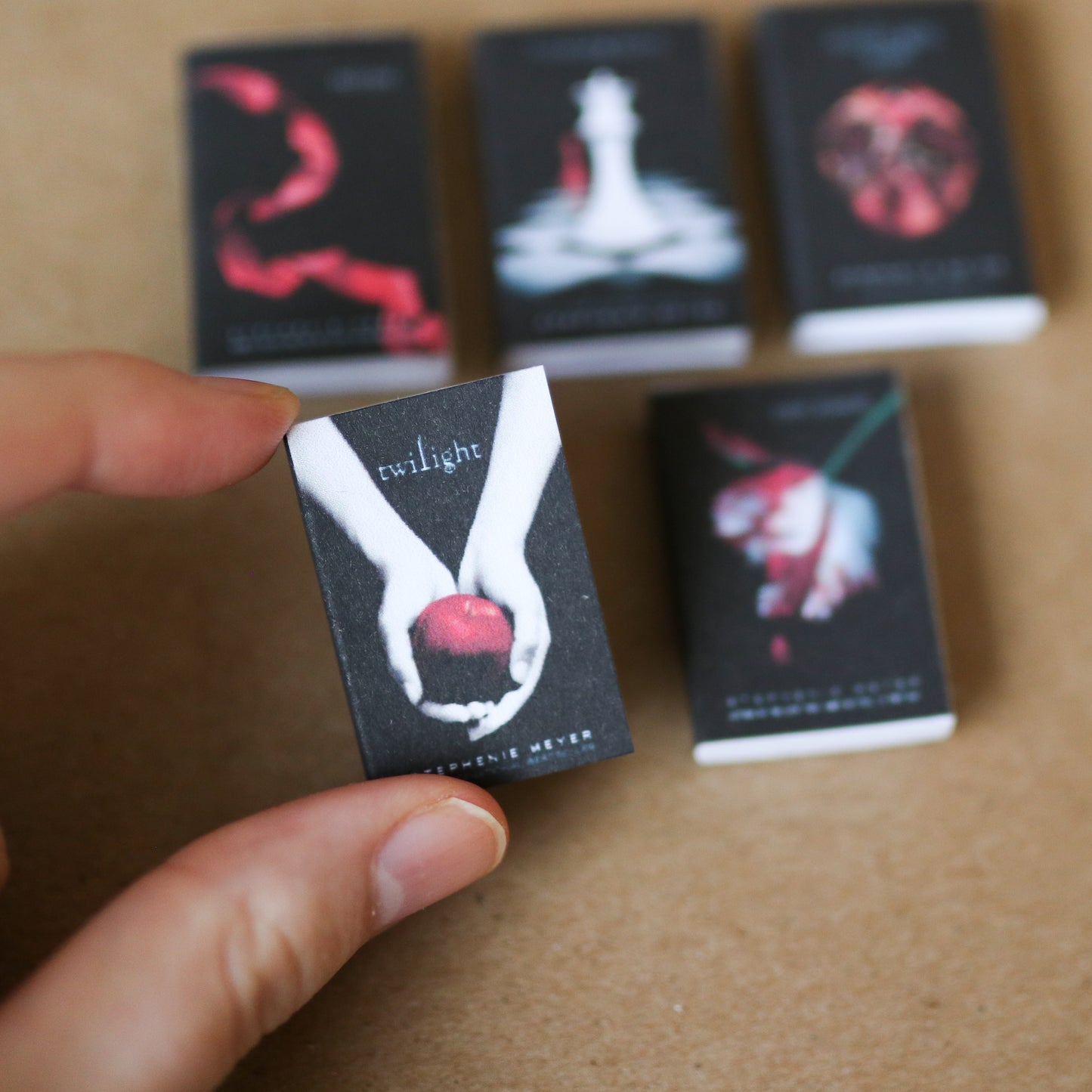 Handmade MINI Twilight Series Books (set of 5 mini books)