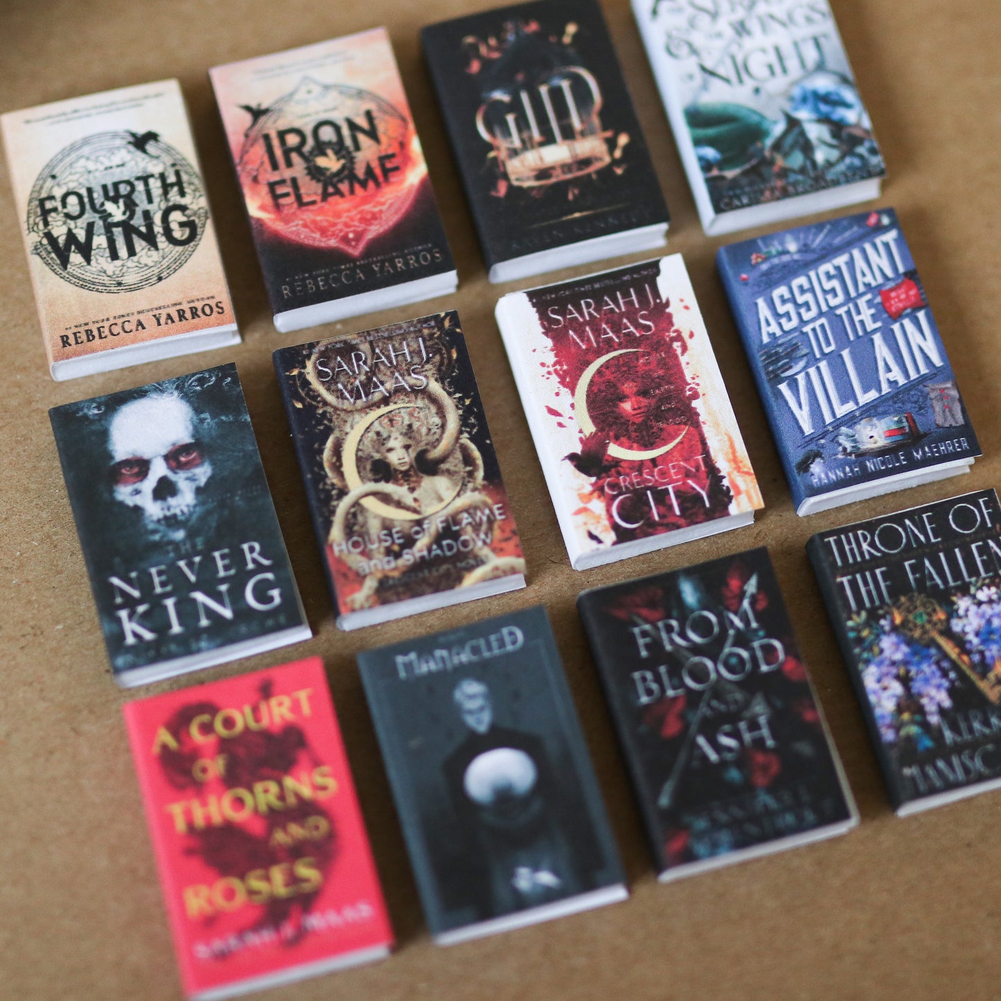 Handmade MINI Romantasy Books (set of 12 mini books)