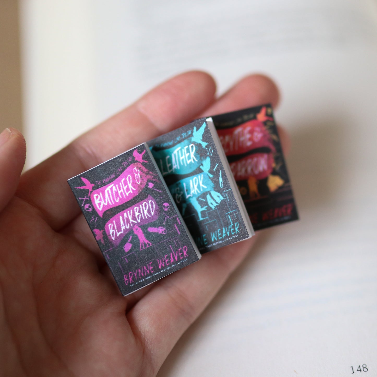 Handmade MINI The Ruinous Love Trilogy Books (set of 3 mini books)