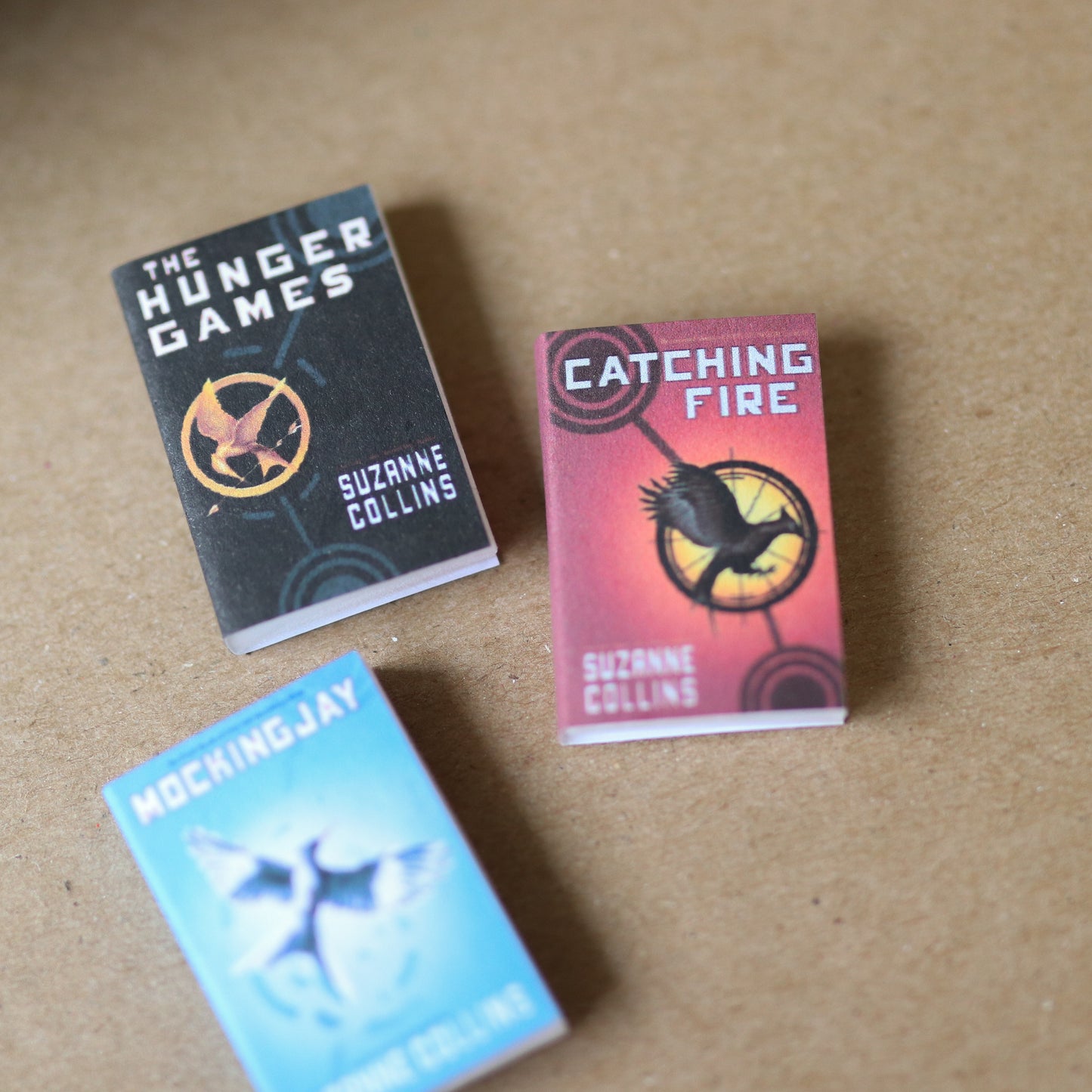 Handmade MINI Hunger Games Series Books (set of 3 mini books)
