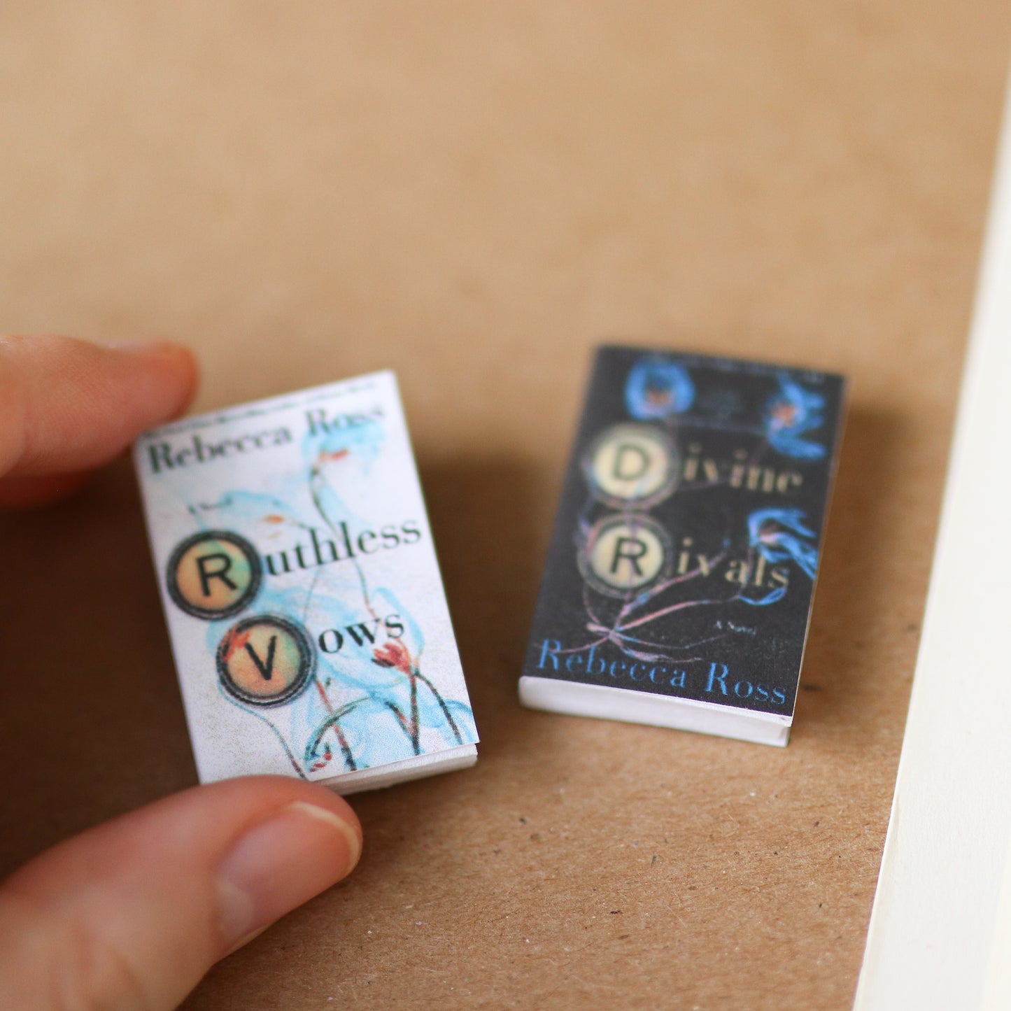 Handmade MINI Divine Rivals Books (set of 2 mini books)