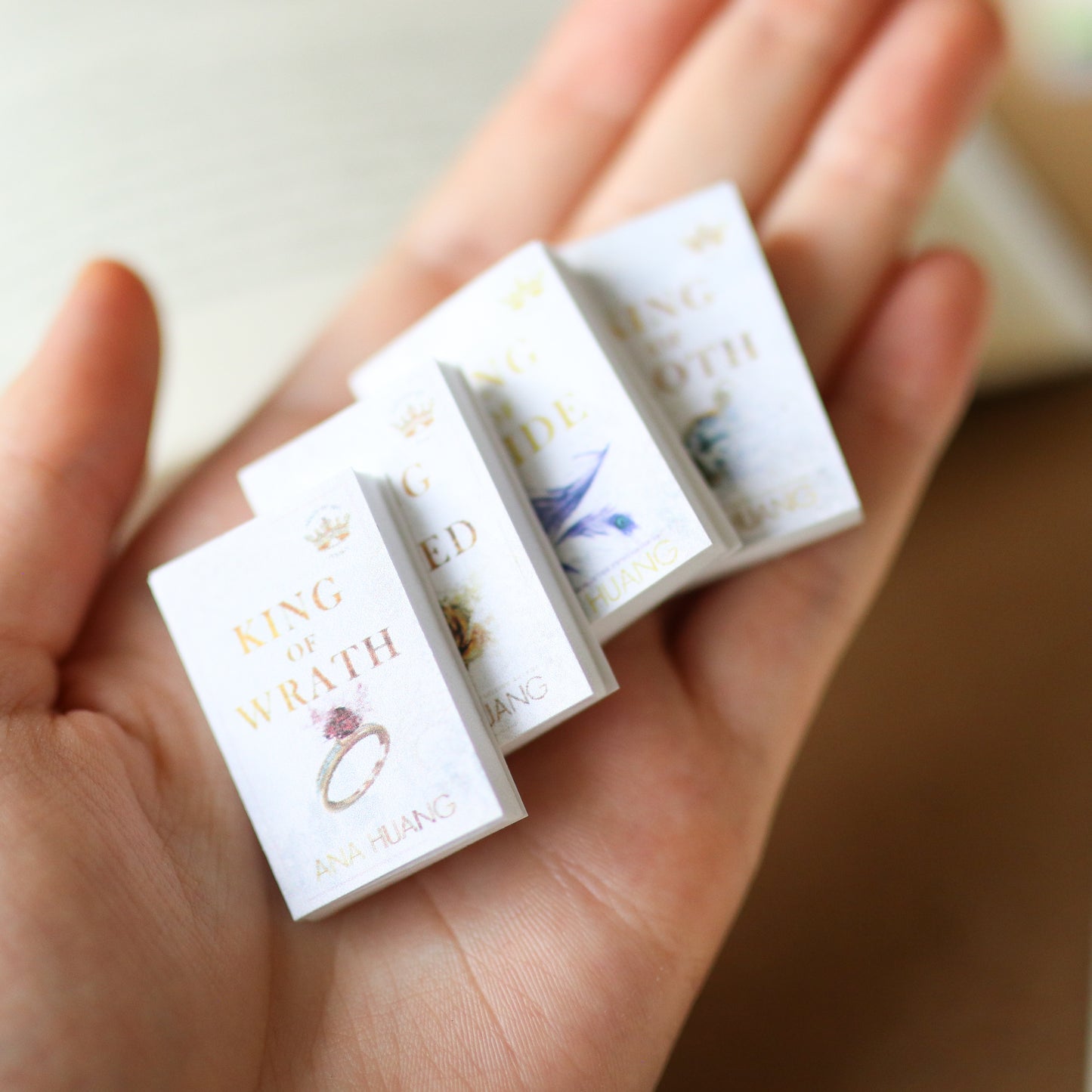 Handmade MINI Kings of Sin Series Books (set of 4 mini books)