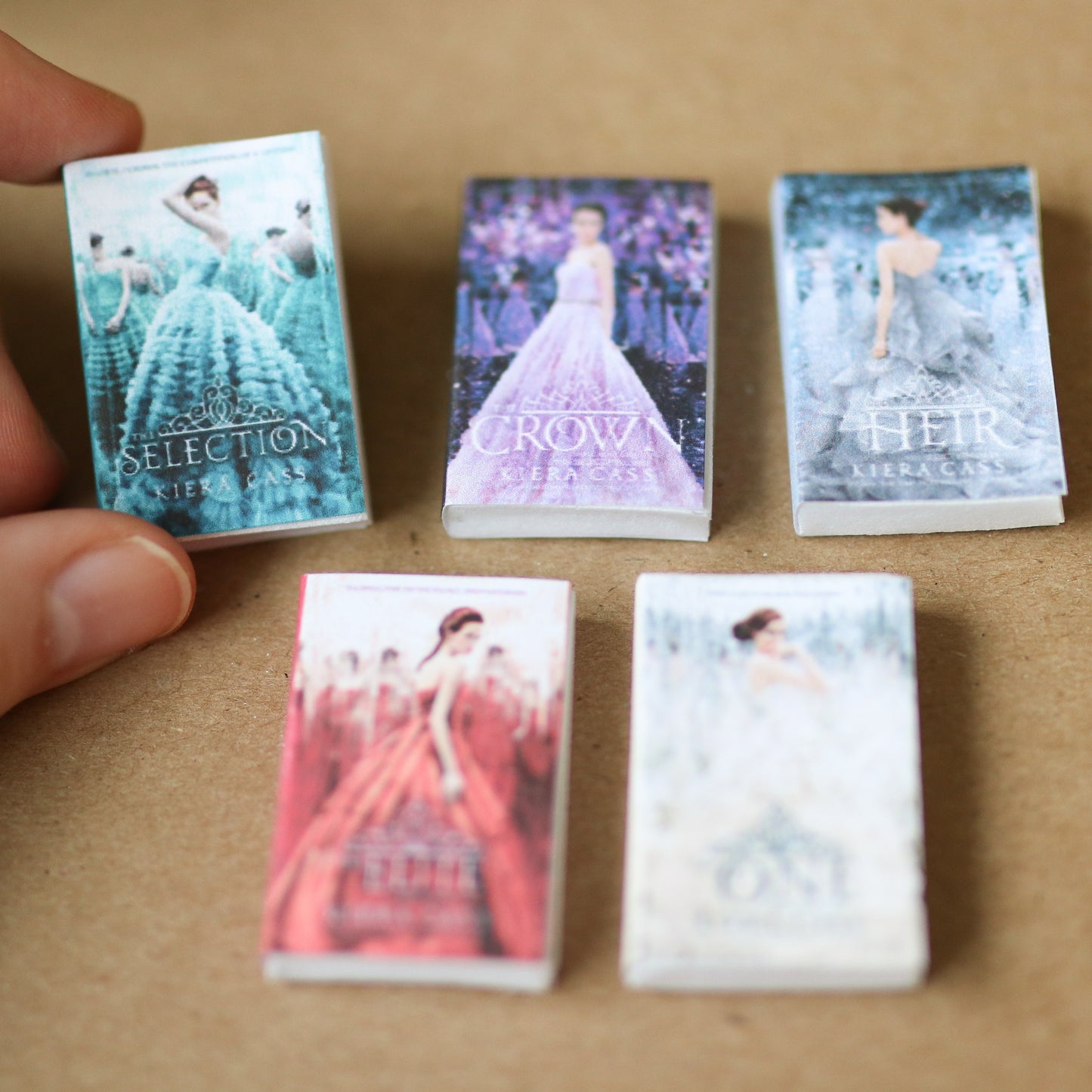 Handmade MINI The Selection Series Books (set of 5 mini books)