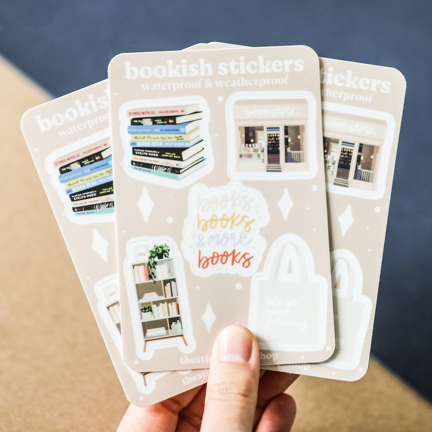 Mini Book Lover Stickers