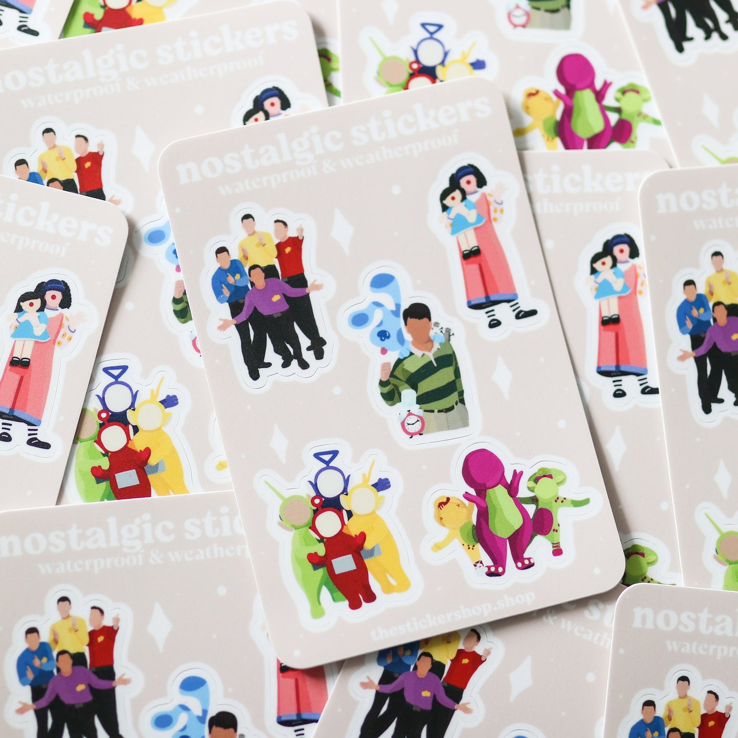 Mini Nostalgic TV Stickers