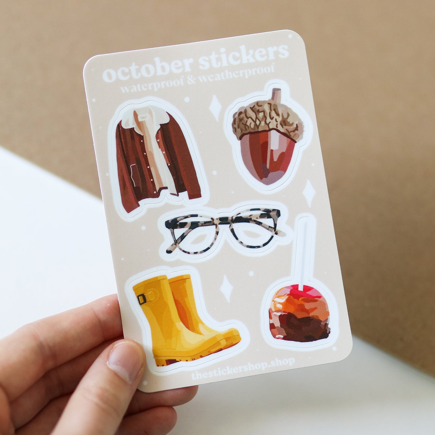 Mini October Stickers