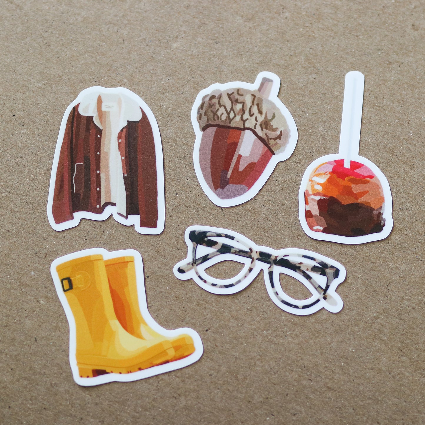 Mini October Stickers