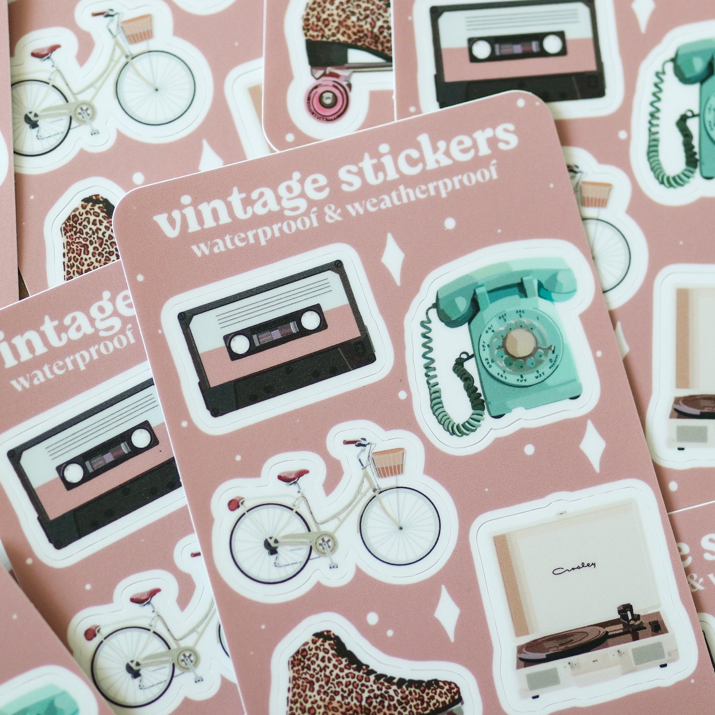 Mini Retro Stickers