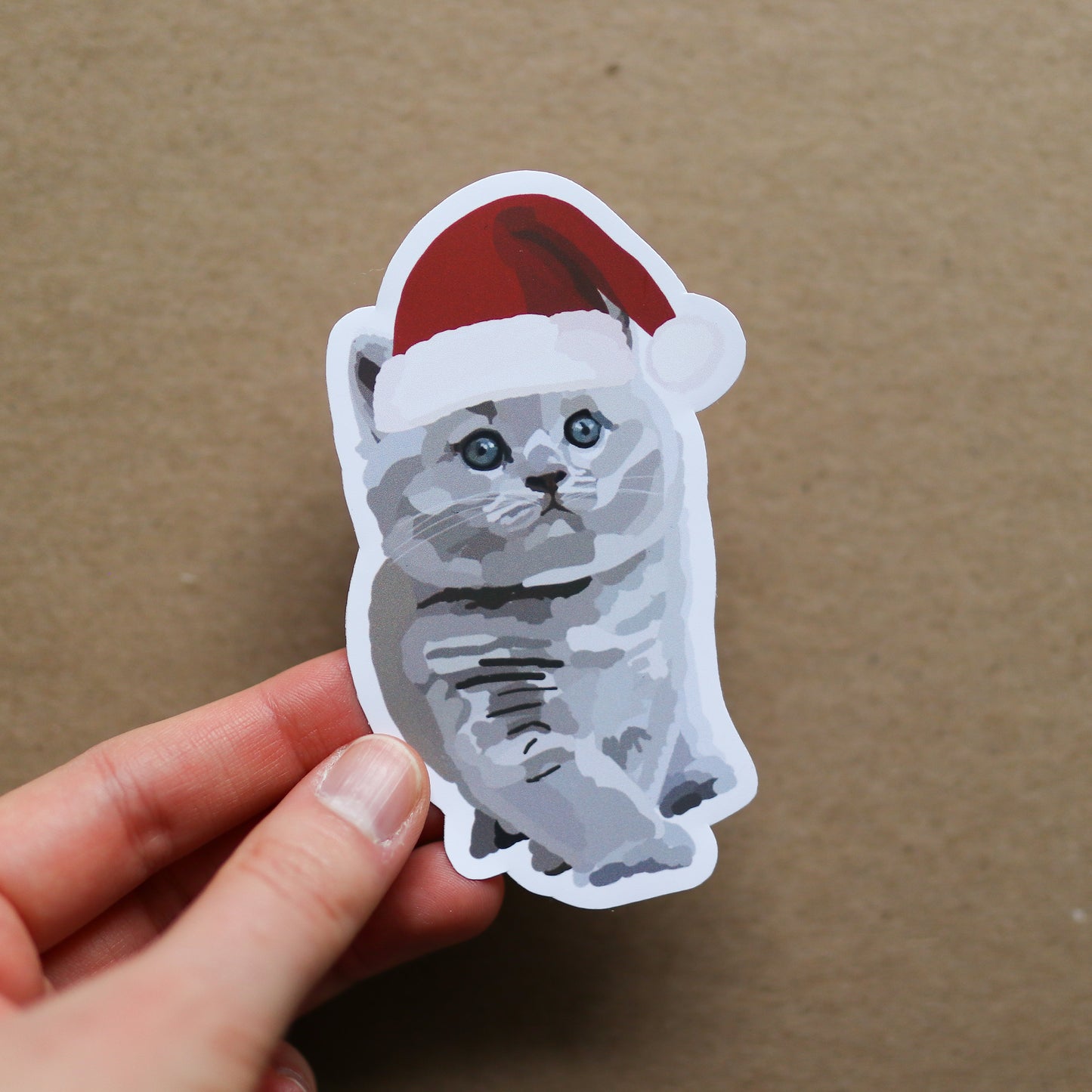Christmas Kitten and Puppy Sticker Bundle