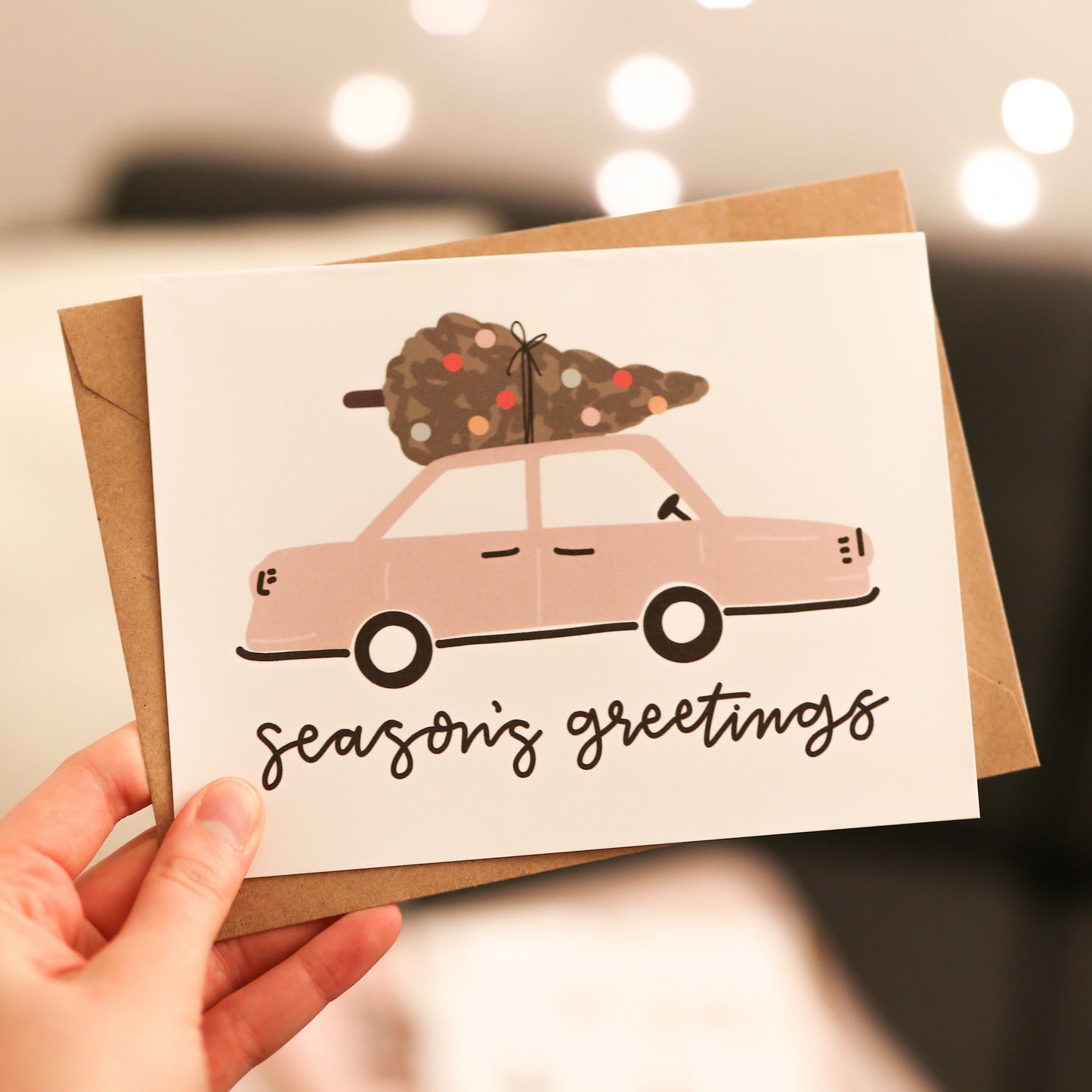 Seasons Greeting Car Card