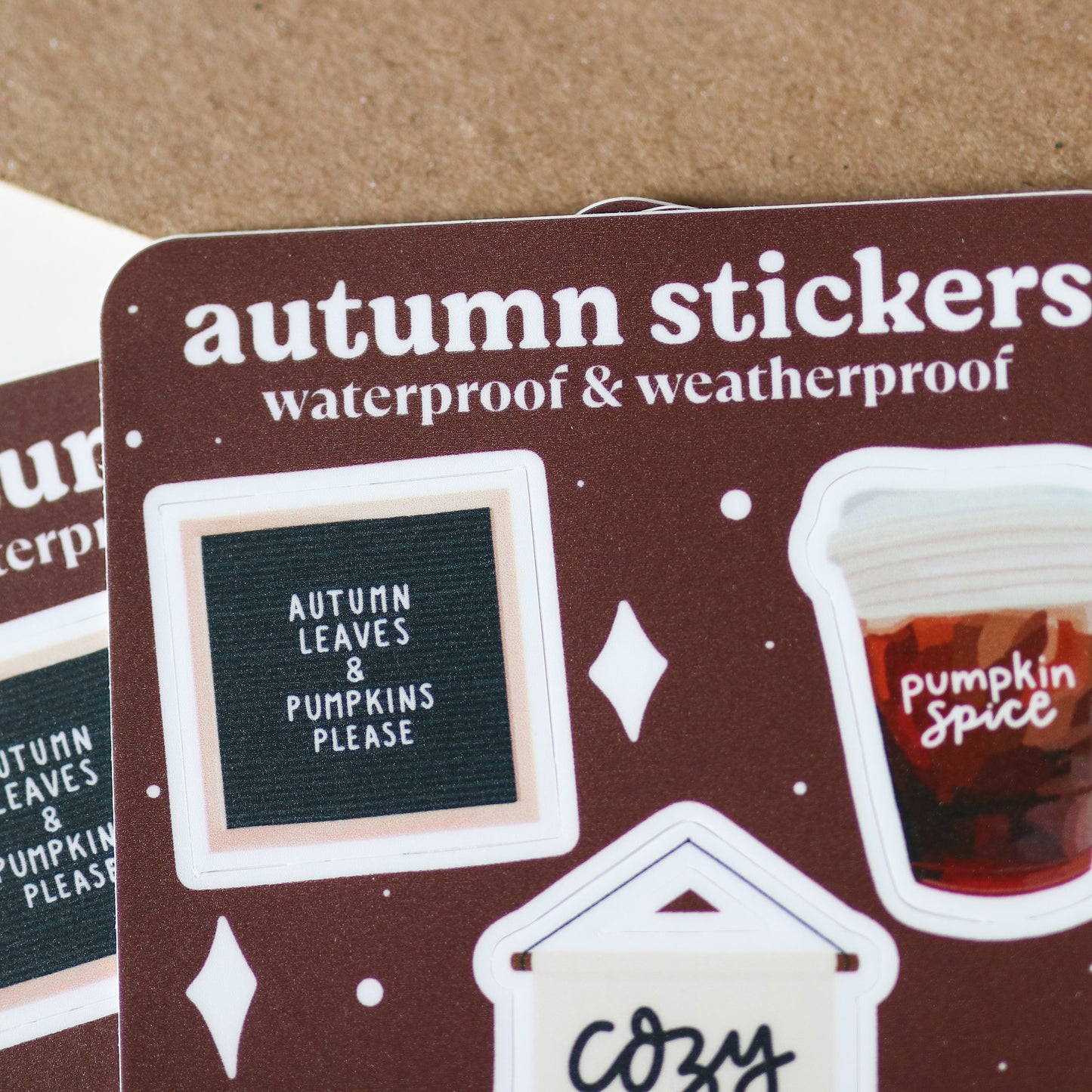 Mini Trendy Autumn Stickers