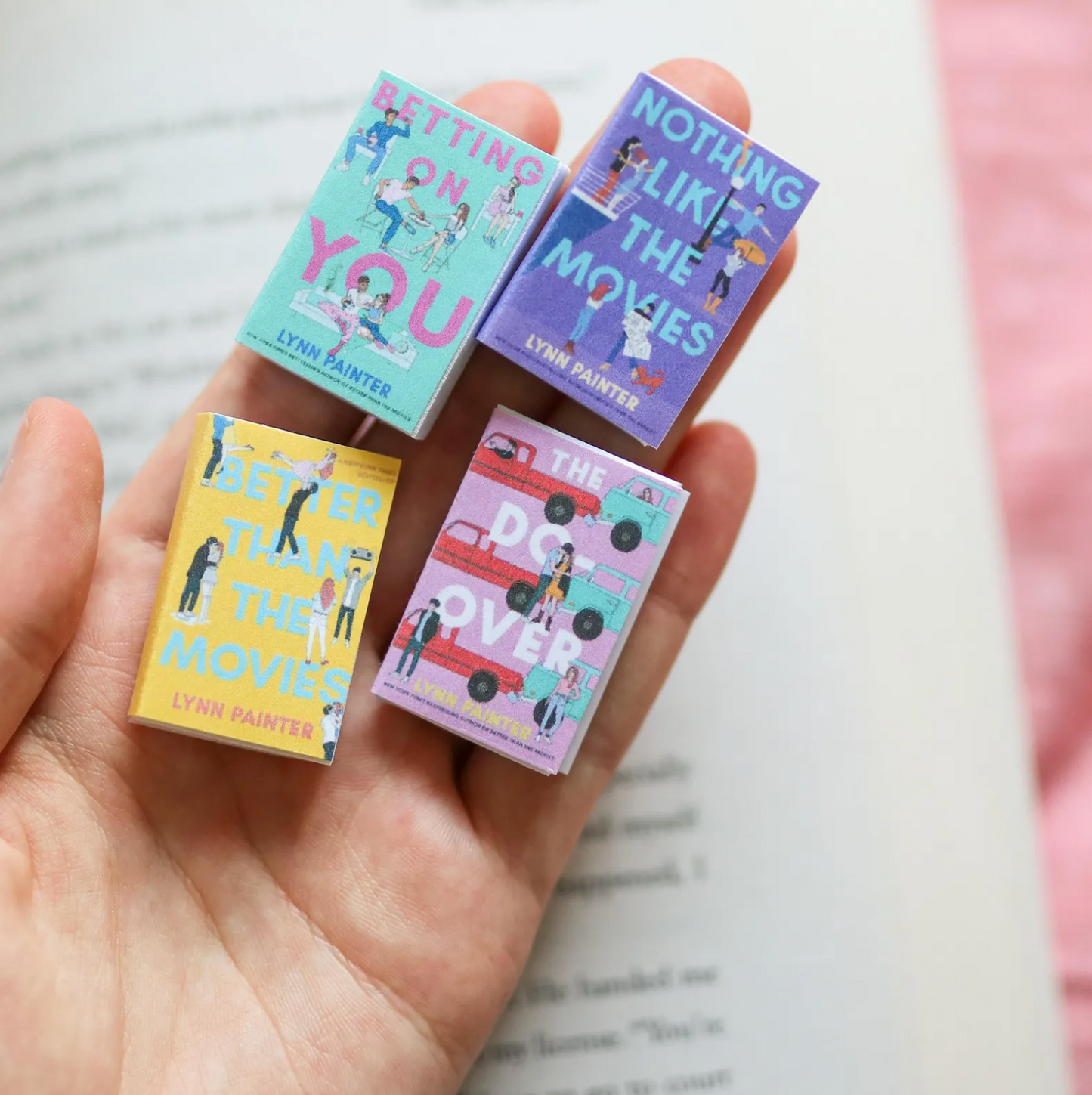 Handmade MINI Lynn Painter Books (set of 4 mini books)