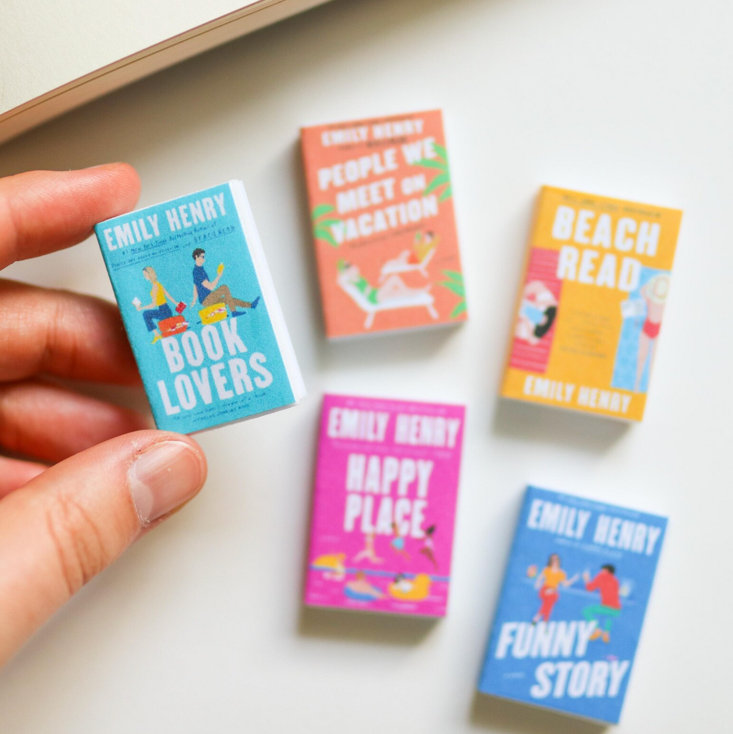 Handmade MINI Emily Henry Books (set of 5 mini books)