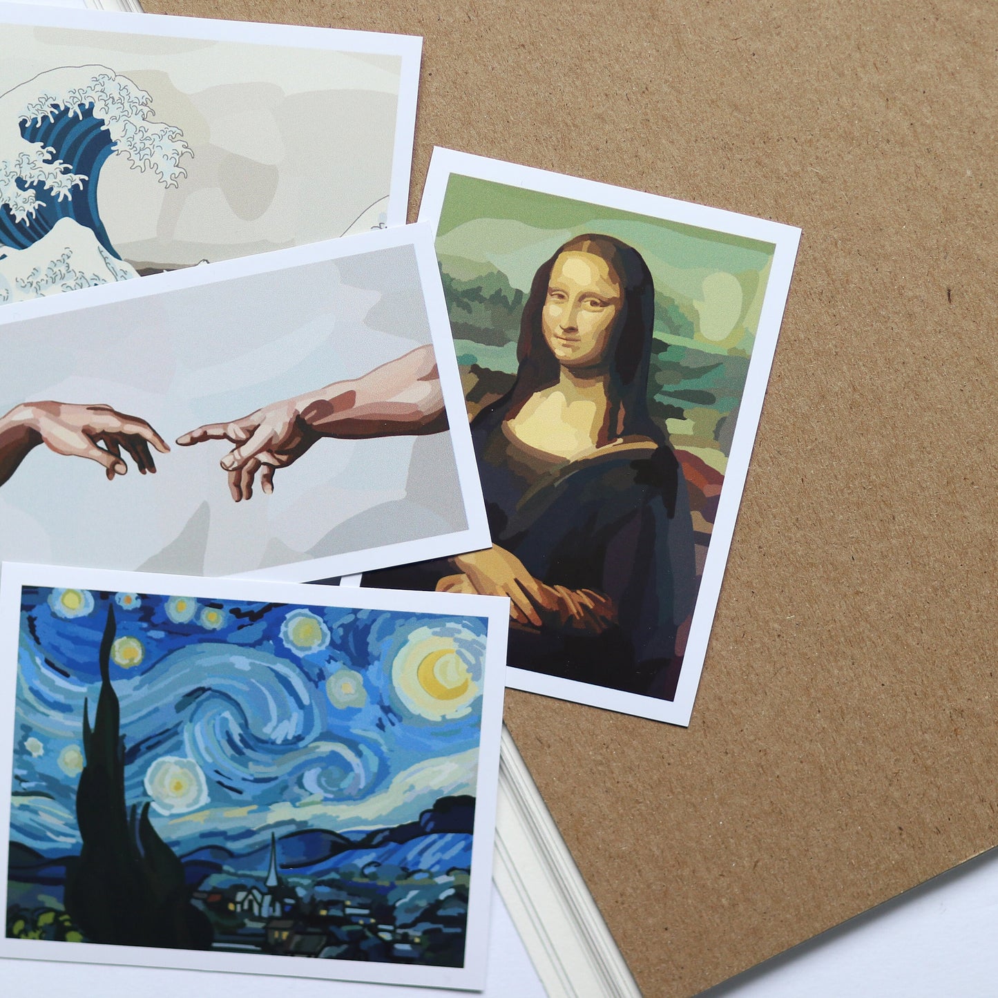 Famous Art Sticker Pack (Includes 5 stickers) | Laptop Decal, Notebook, Trendy Stickers