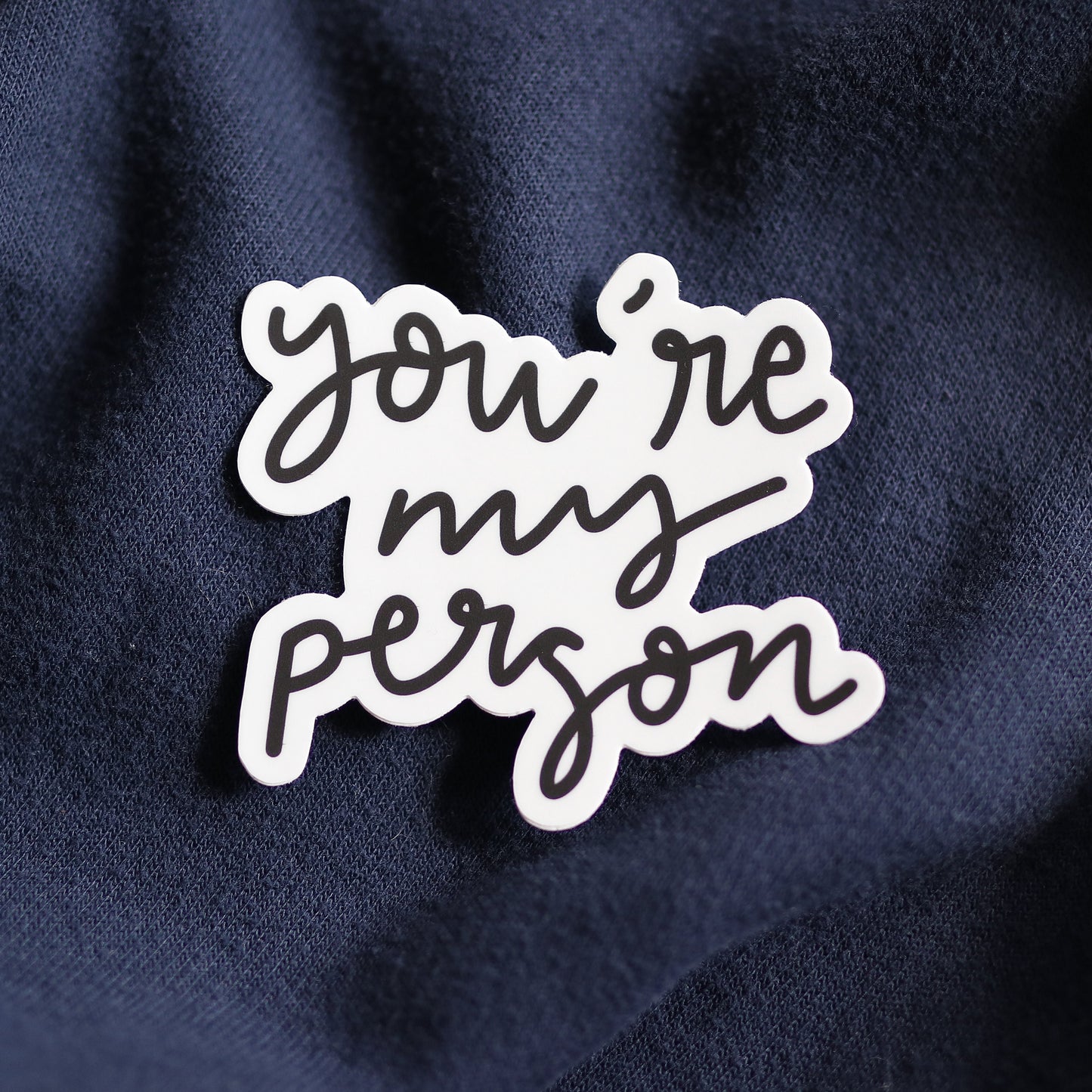 You're My Person Waterproof Sticker | doctor anatomy gift idea Clear laptop decal planner water bottle greys show