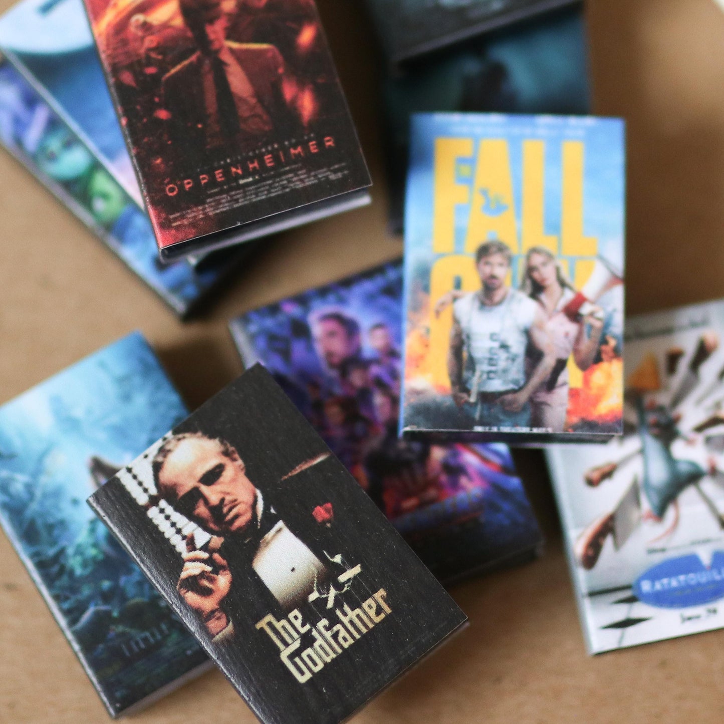 Handmade CUSTOM MINI Movie VHS DVDs | movie lover, theatre, Miniature, tiny dvds, customizable, small dollhouse, choose your own,
