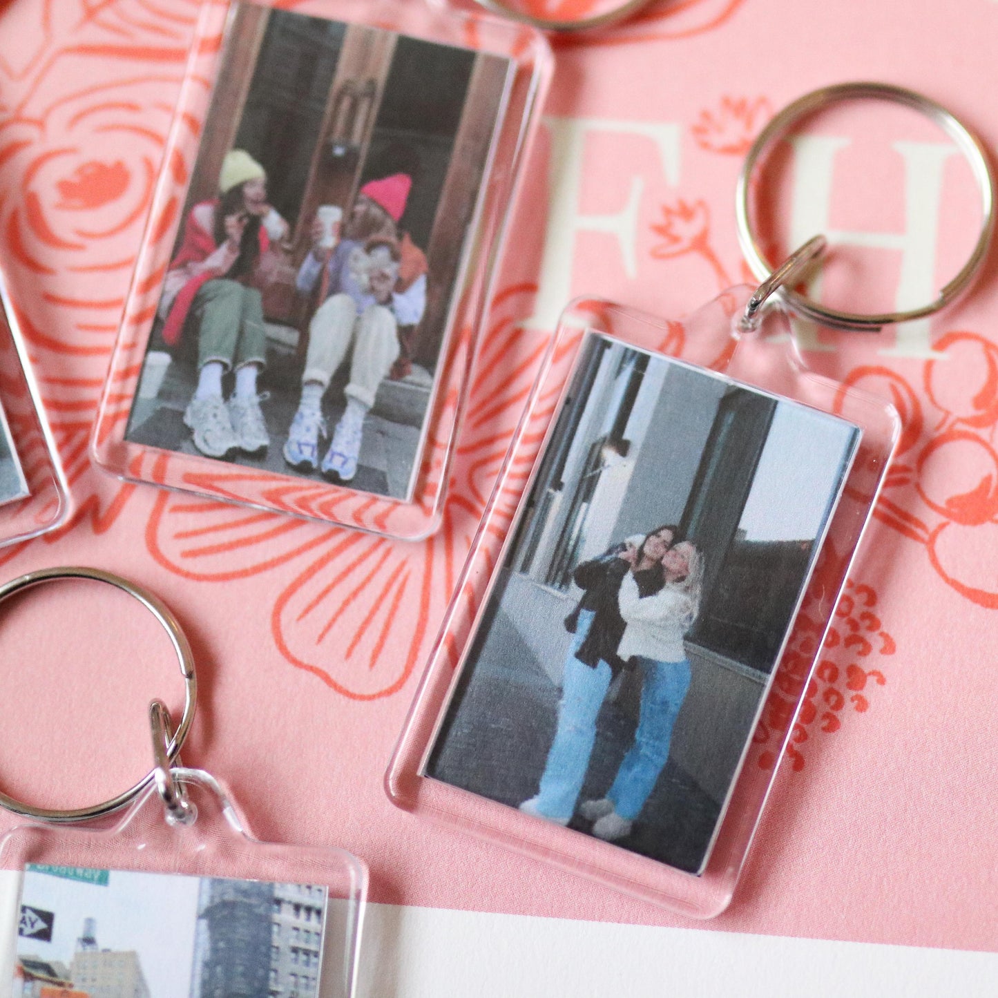 CUSTOM Bridesmaid Photo Keychains | bachelorette, bach gift, cute, bridal gift, couple, custom gift idea, choose your own, photo, wedding