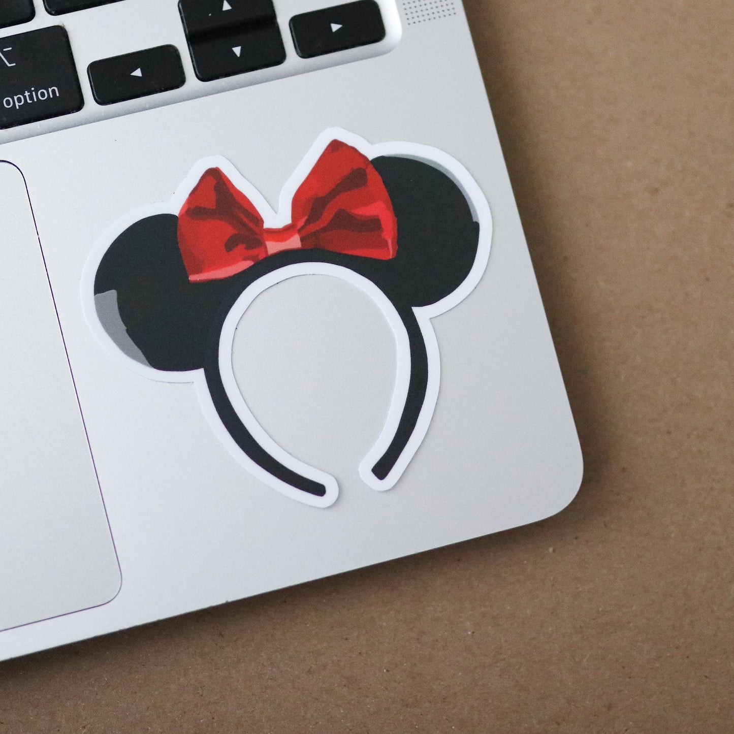 Themepark Ears Inspired Stickers | gift idea cute trendy water bottle stickers waterproof durable disney mouse aesthetic bow california