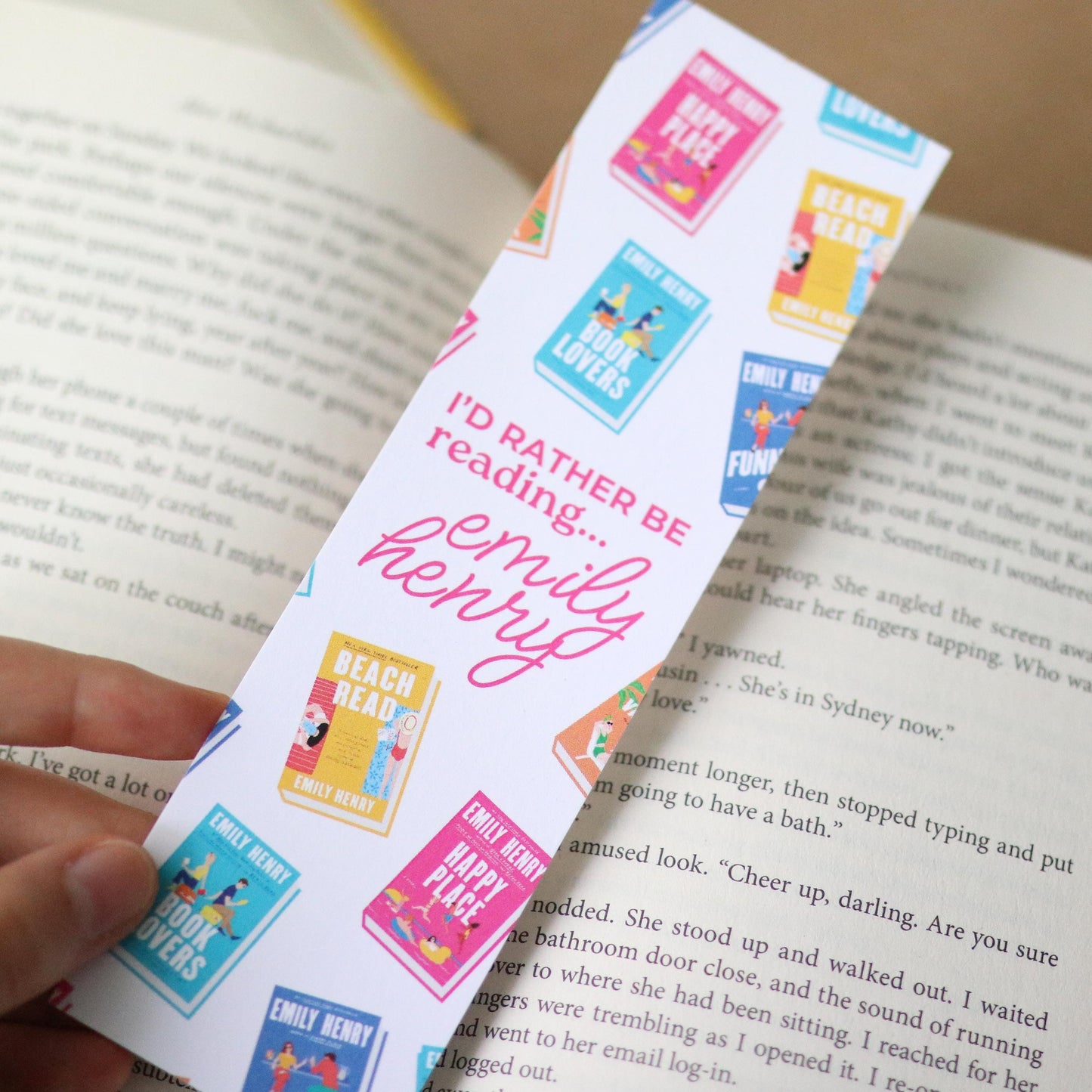 Emily Henry inspired Bookmark