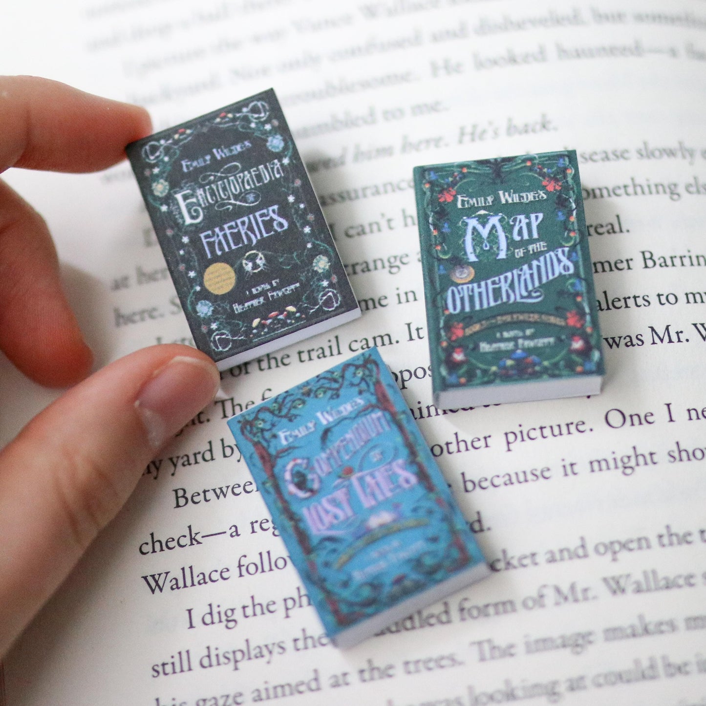 Handmade MINI Emily Wilde Series Books (set of 3 mini books)
