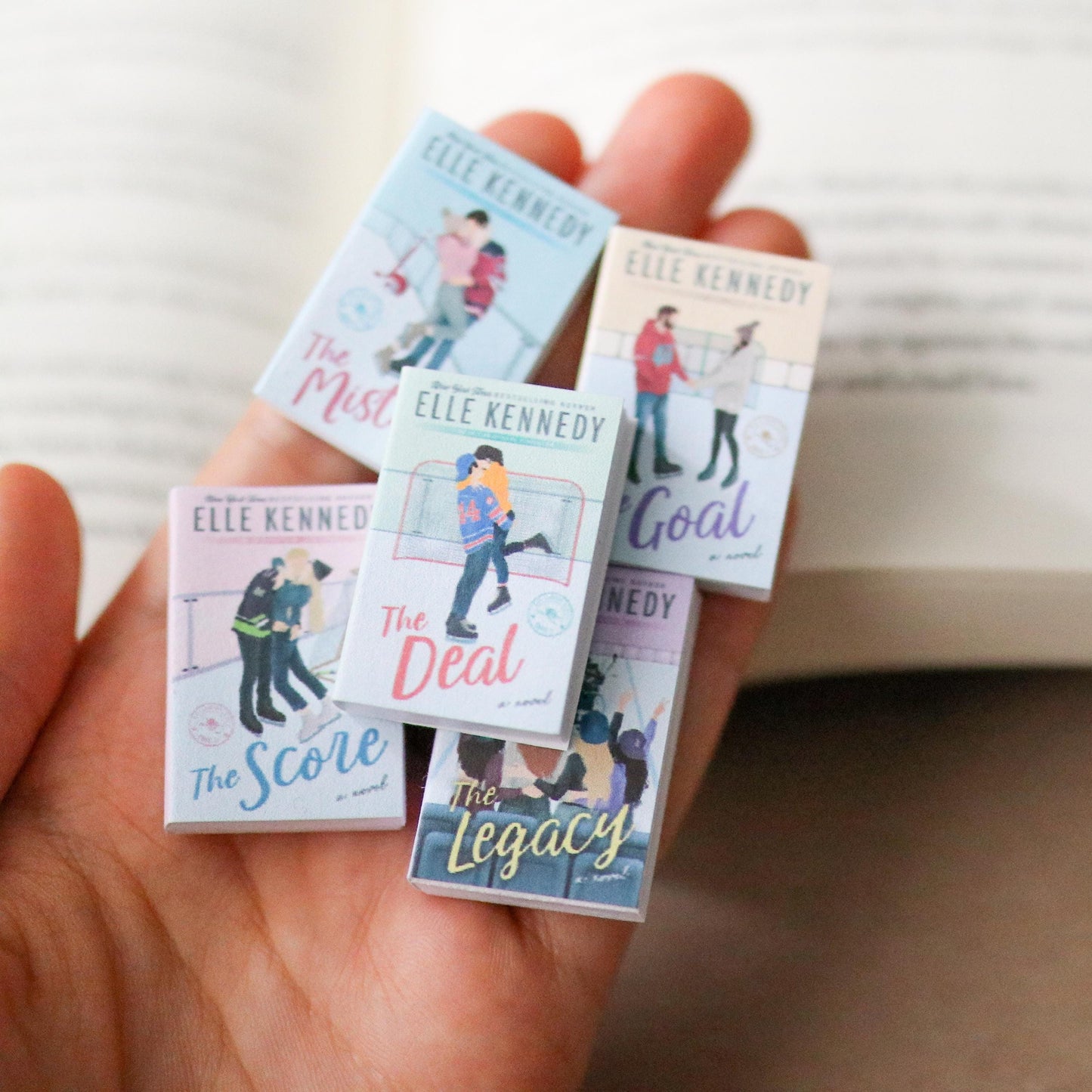 Handmade MINI Off-Campus Series Books (set of 5 mini books)