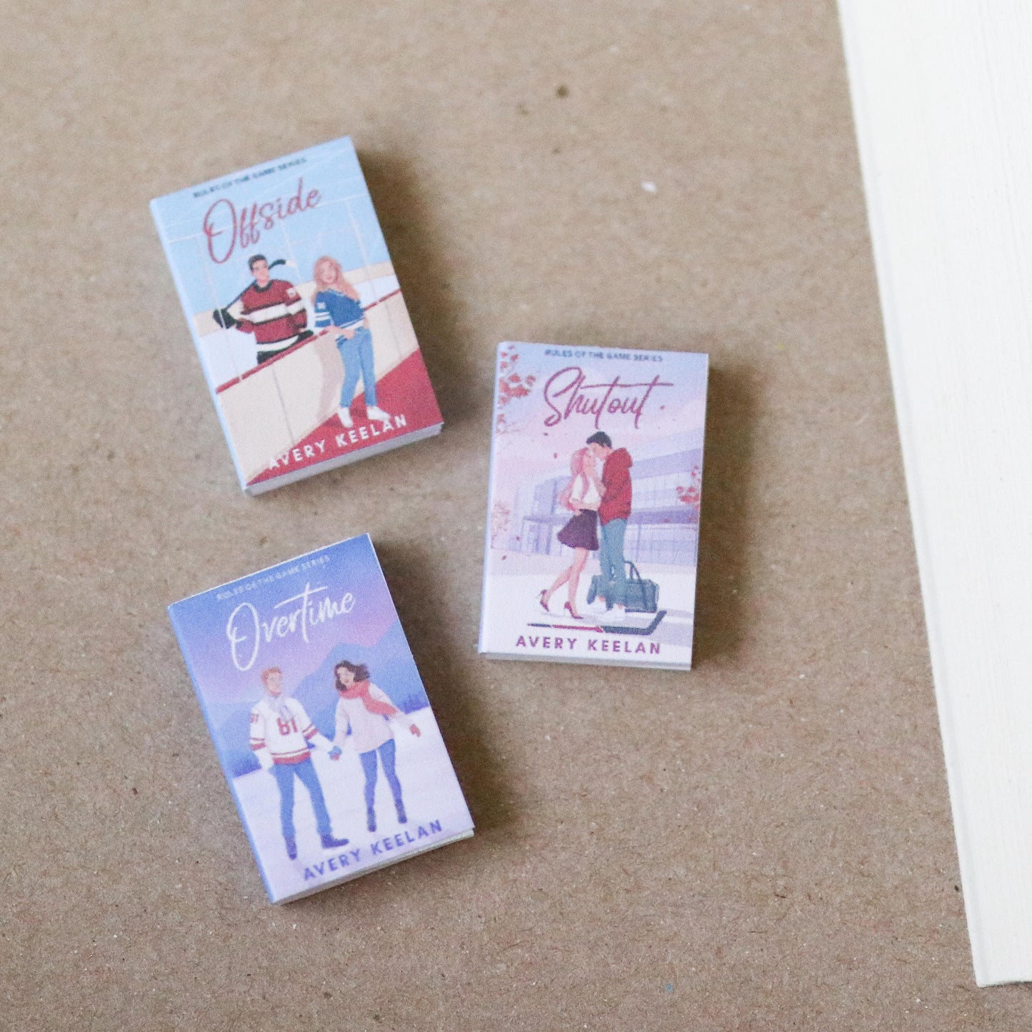 Handmade MINI Rules of the Game Series Books (set of 3 mini books)