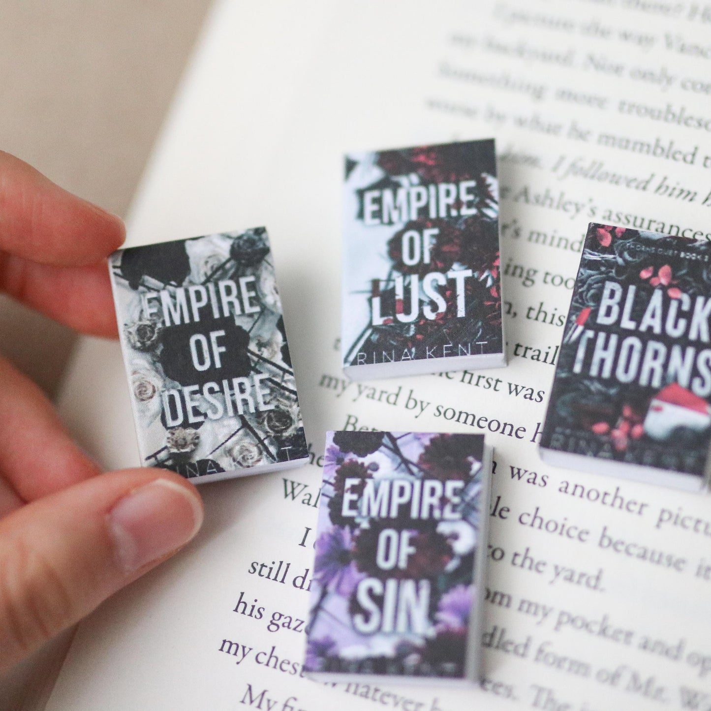 Handmade MINI Thorns Duet Series Books (set of 4 mini books)