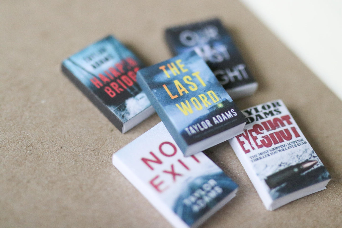 Handmade MINI Taylor Adams Books (set of 5 mini books)