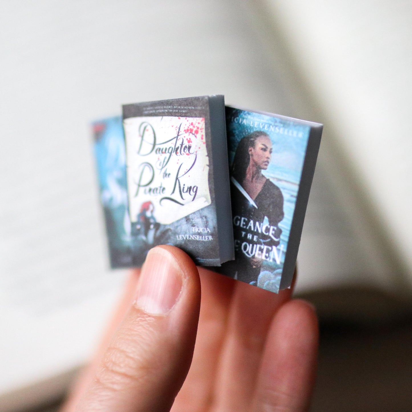 Handmade MINI Daughter of the Pirate King Series Books (set of 3 mini books)