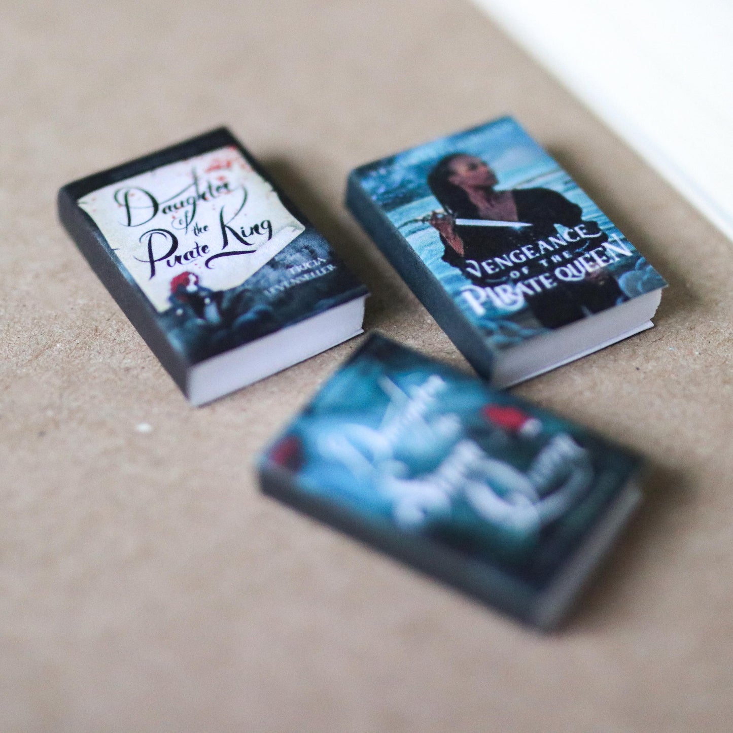 Handmade MINI Daughter of the Pirate King Series Books (set of 3 mini books)