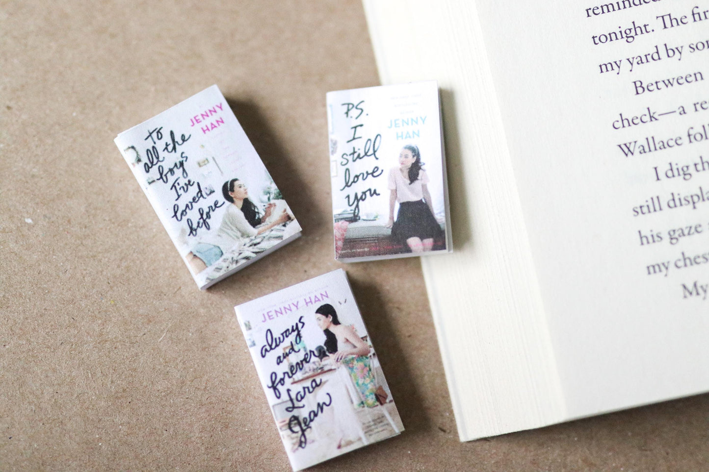 Handmade MINI To All the Boys I've Loved Before Series Books (set of 3 mini books)