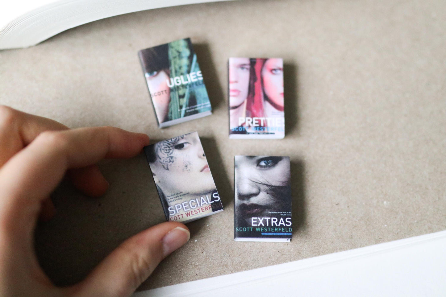 Handmade MINI Uglies Series Books (set of 4 mini books)